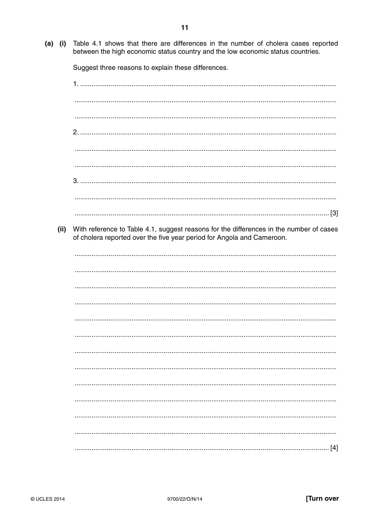 Cambridge A Level Biology 9700 2014 Oct/Nov Paper 2 · Variant 2 question paper, page 11 of 16