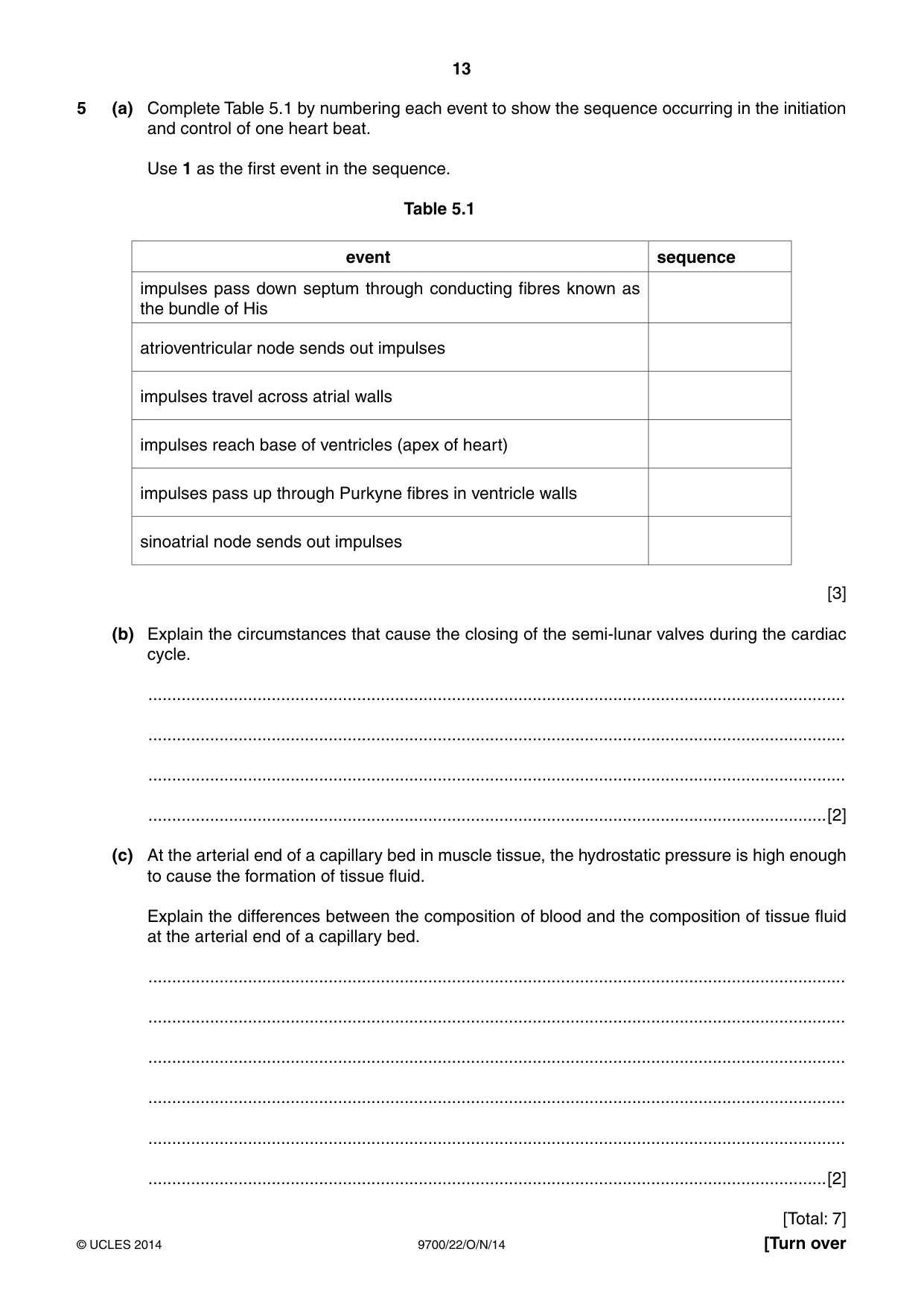 Cambridge A Level Biology 9700 2014 Oct/Nov Paper 2 · Variant 2 question paper, page 13 of 16