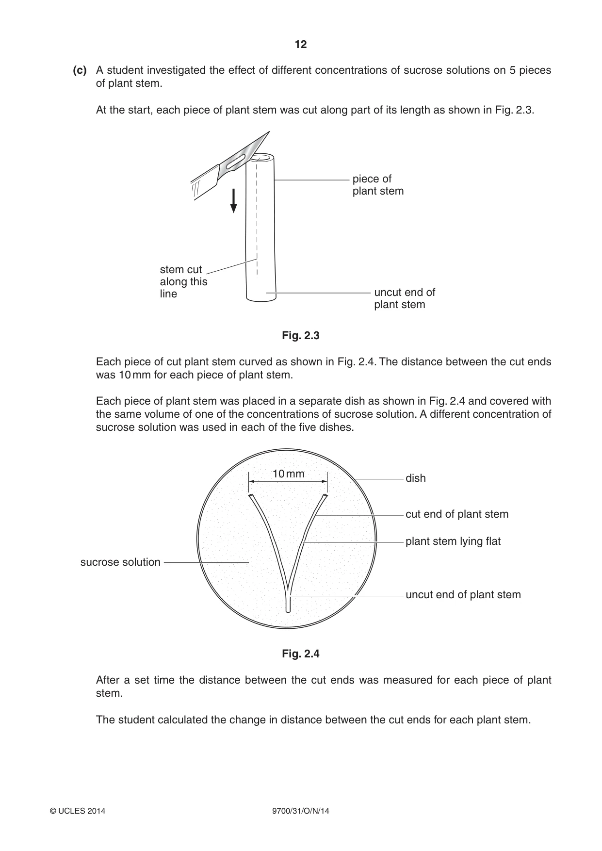Cambridge A Level Biology 9700 2014 Oct/Nov Paper 3 · Variant 1 question paper, page 12 of 16