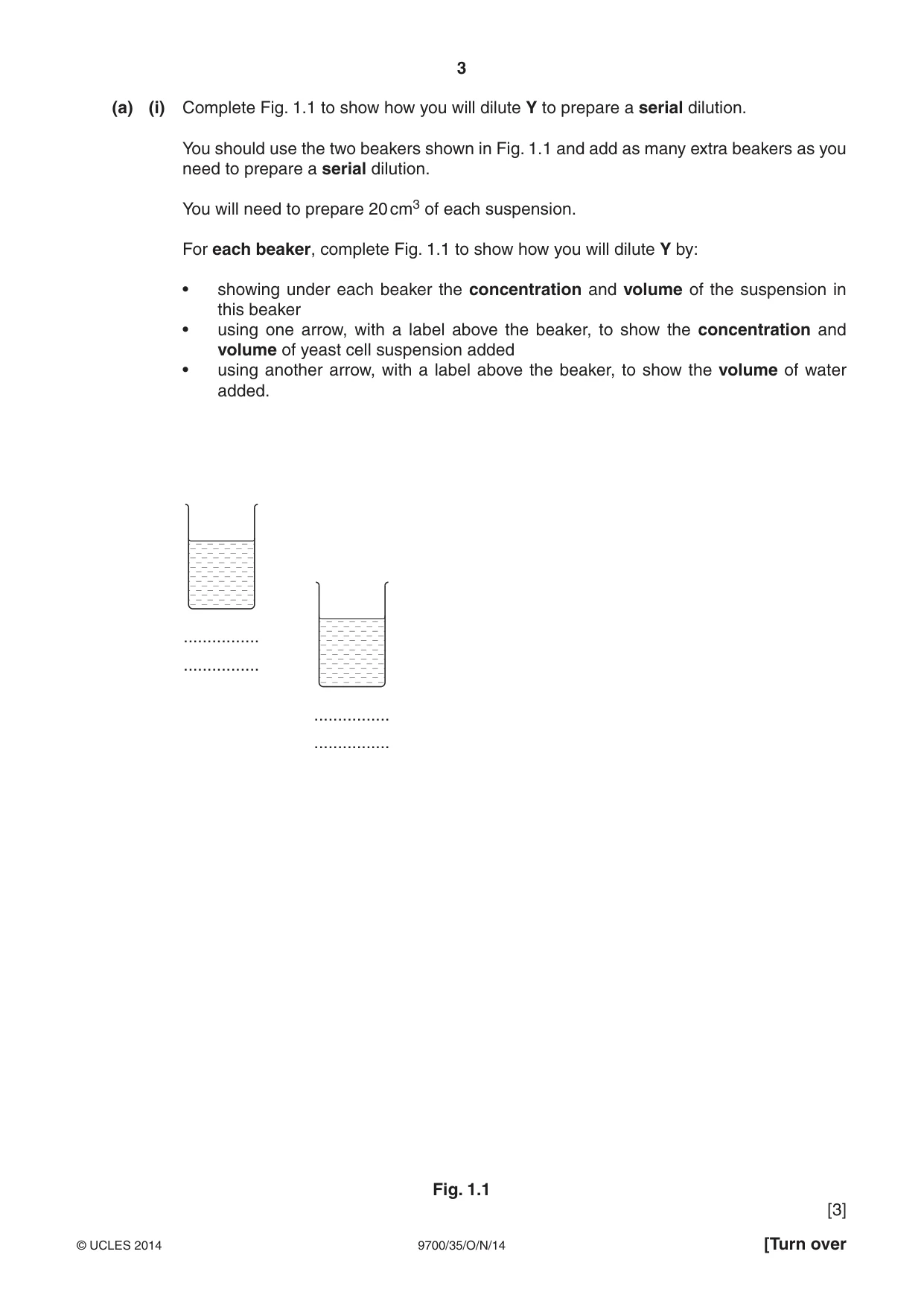 Cambridge A Level Biology 9700 2014 Oct/Nov Paper 3 · Variant 5 question paper, page 3 of 16