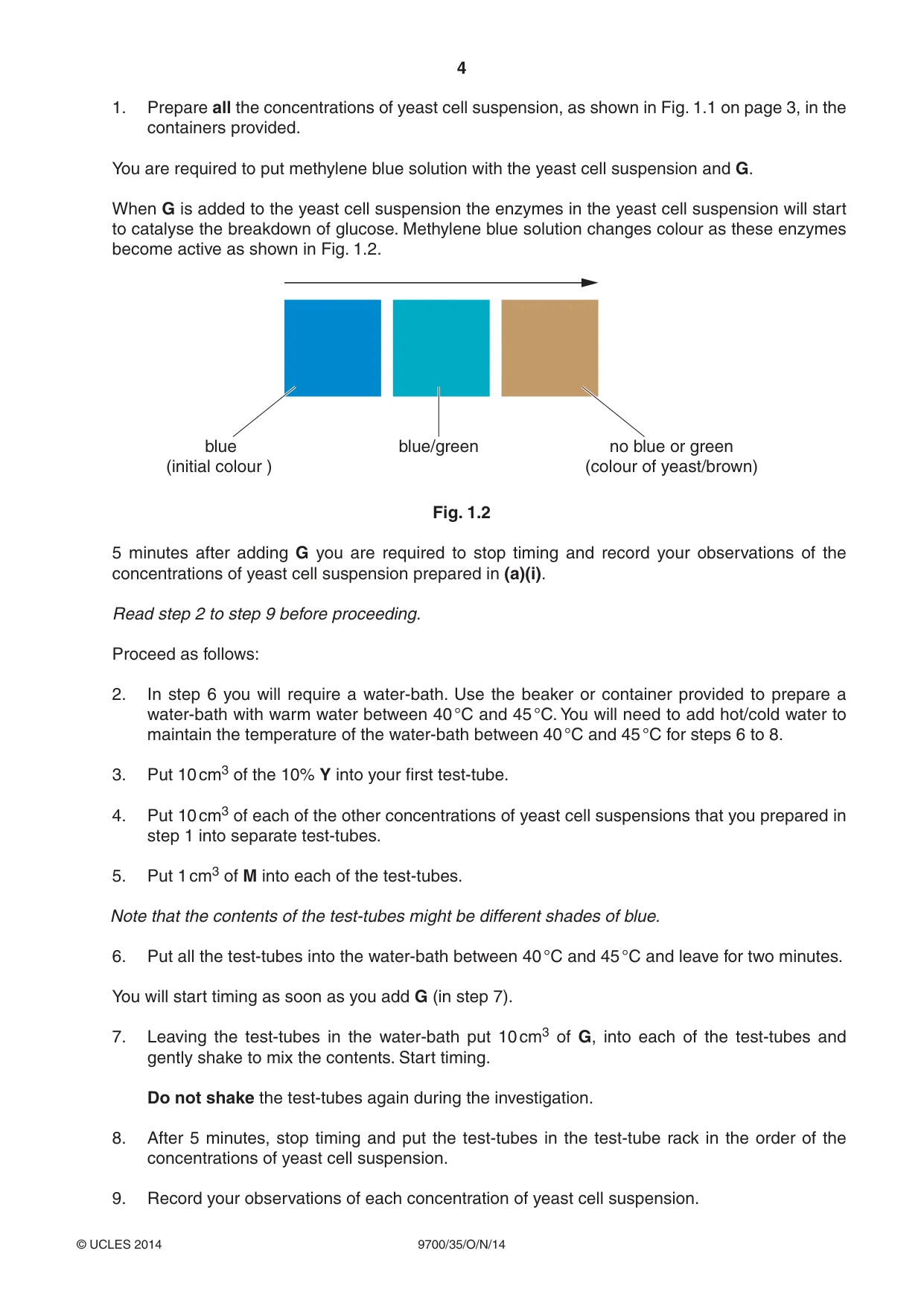 Cambridge A Level Biology 9700 2014 Oct/Nov Paper 3 · Variant 5 question paper, page 4 of 16