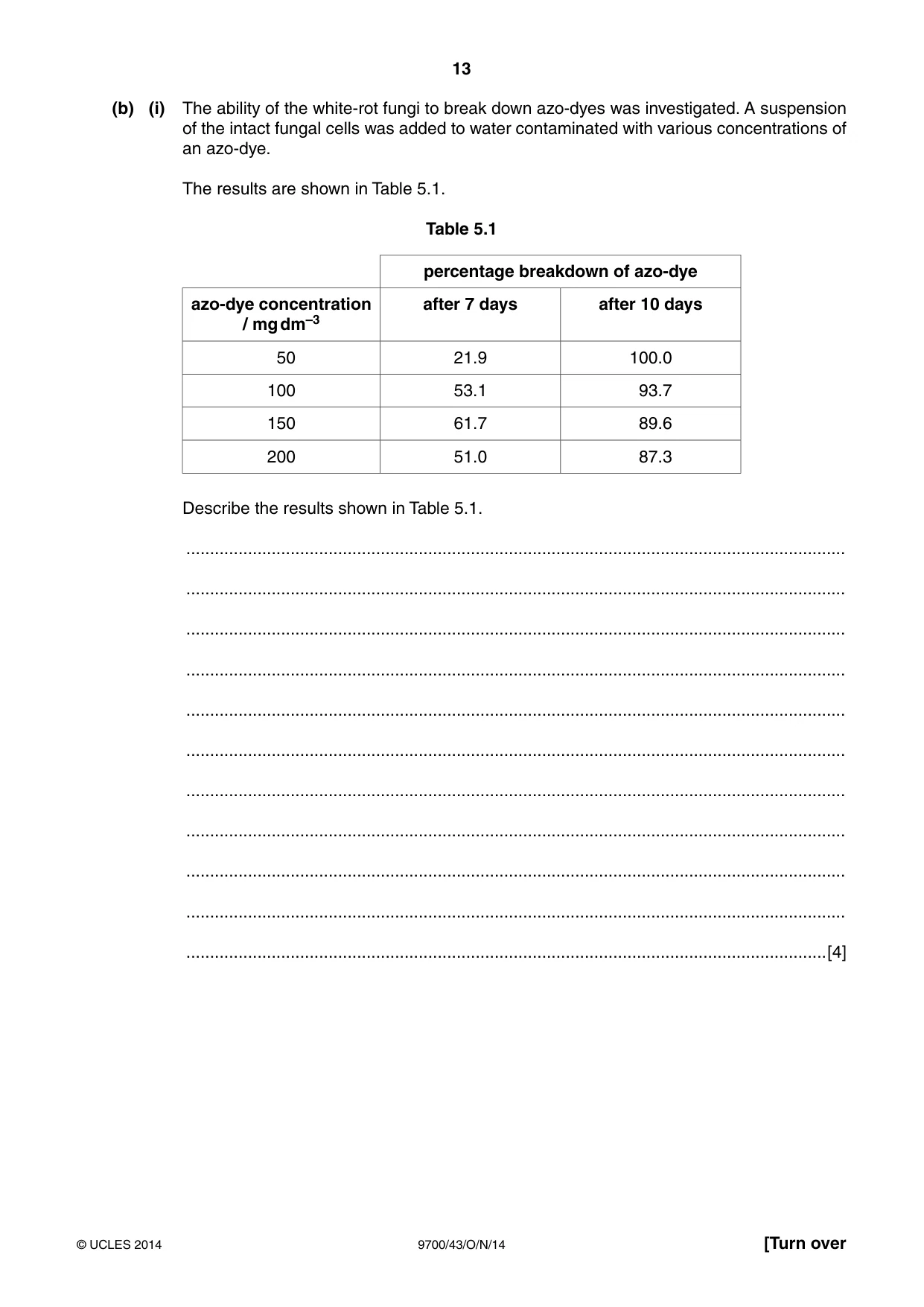 Cambridge A Level Biology 9700 2014 Oct/Nov Paper 4 · Variant 3 question paper, page 13 of 24
