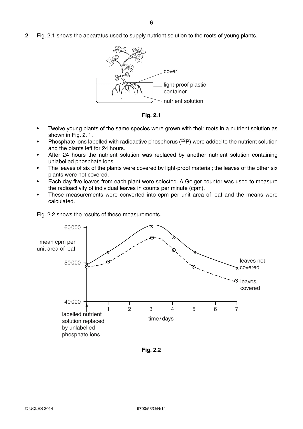 Cambridge A Level Biology 9700 2014 Oct/Nov Paper 5 · Variant 3 question paper, page 6 of 8