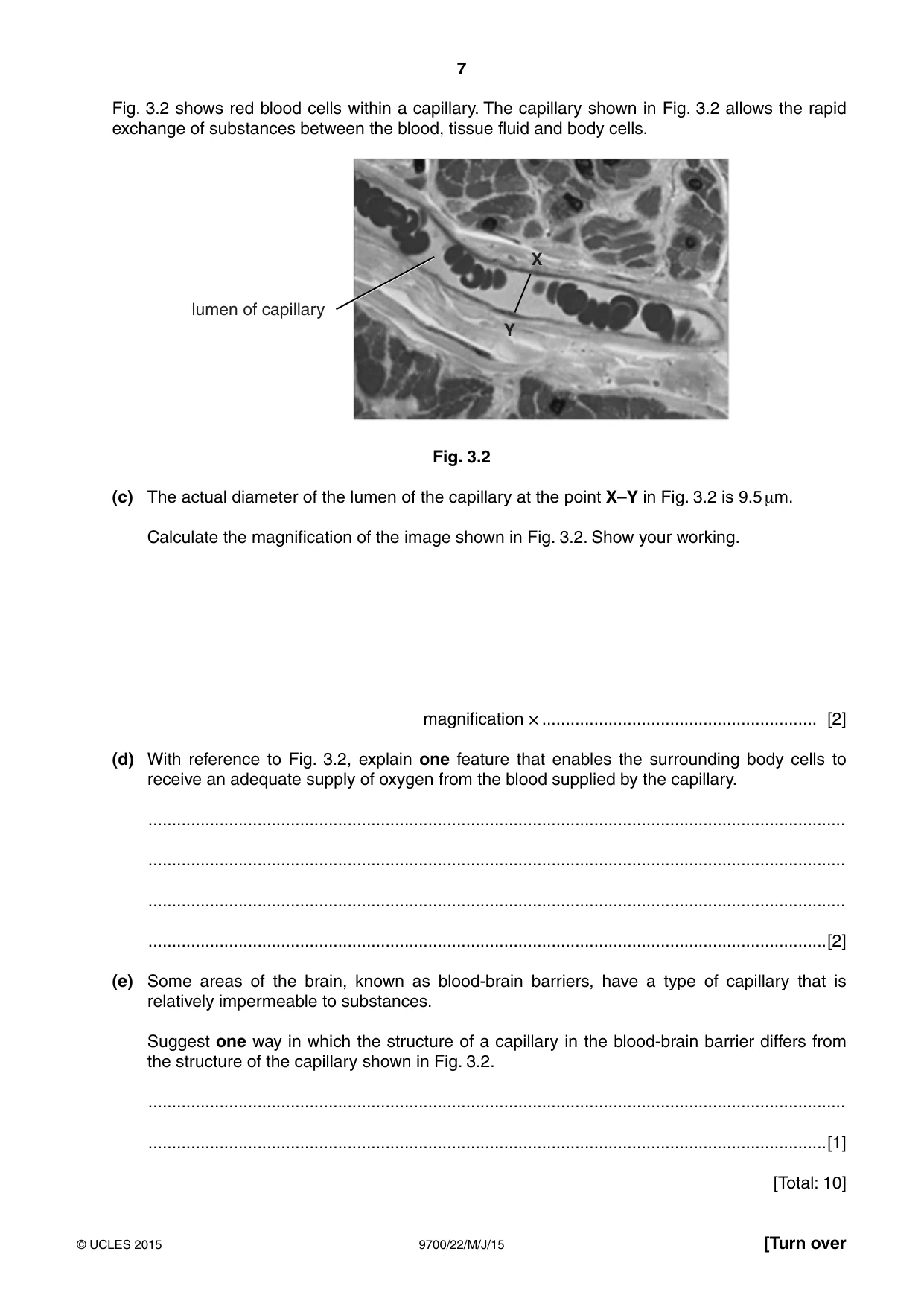 Cambridge A Level Biology 9700 2015 May/June Paper 2 · Variant 2 question paper, page 7 of 16