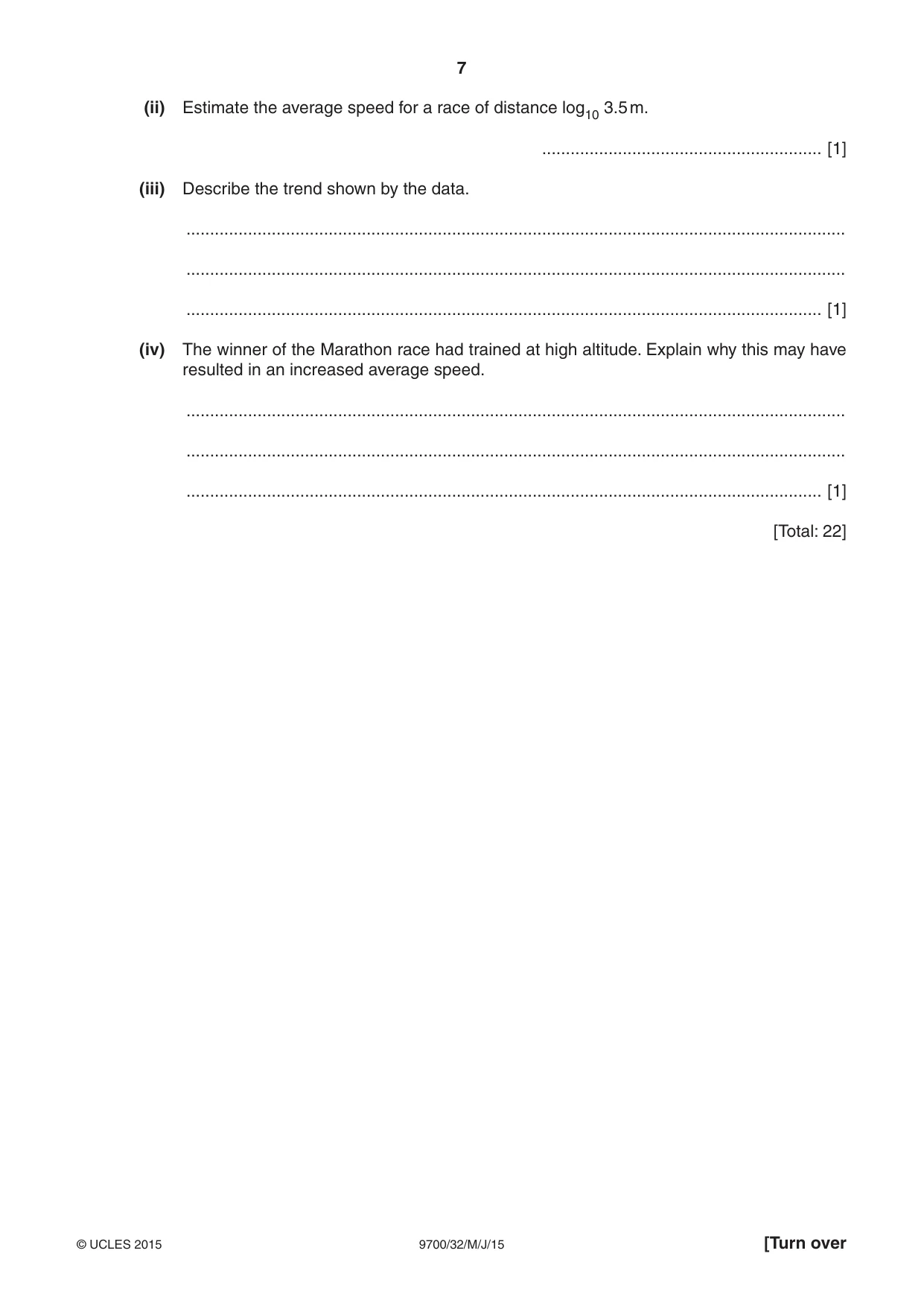 Cambridge A Level Biology 9700 2015 May/June Paper 3 · Variant 2 question paper, page 7 of 12