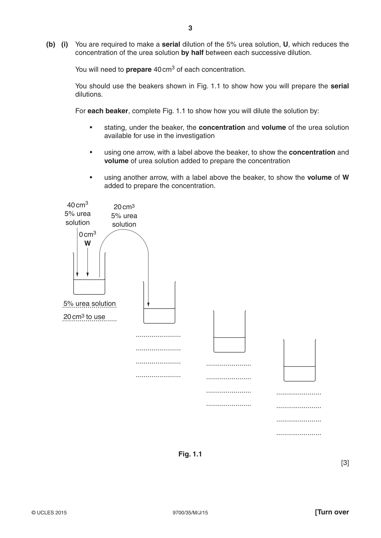 Cambridge A Level Biology 9700 2015 May/June Paper 3 · Variant 5 question paper, page 3 of 12