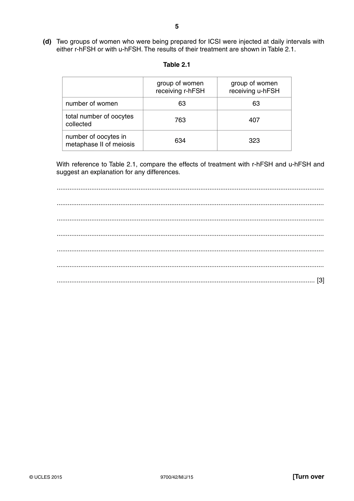 Cambridge A Level Biology 9700 2015 May/June Paper 4 · Variant 2 question paper, page 5 of 24