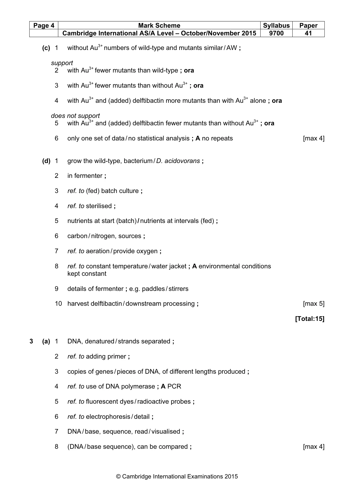 Mark scheme, page 4 of 12