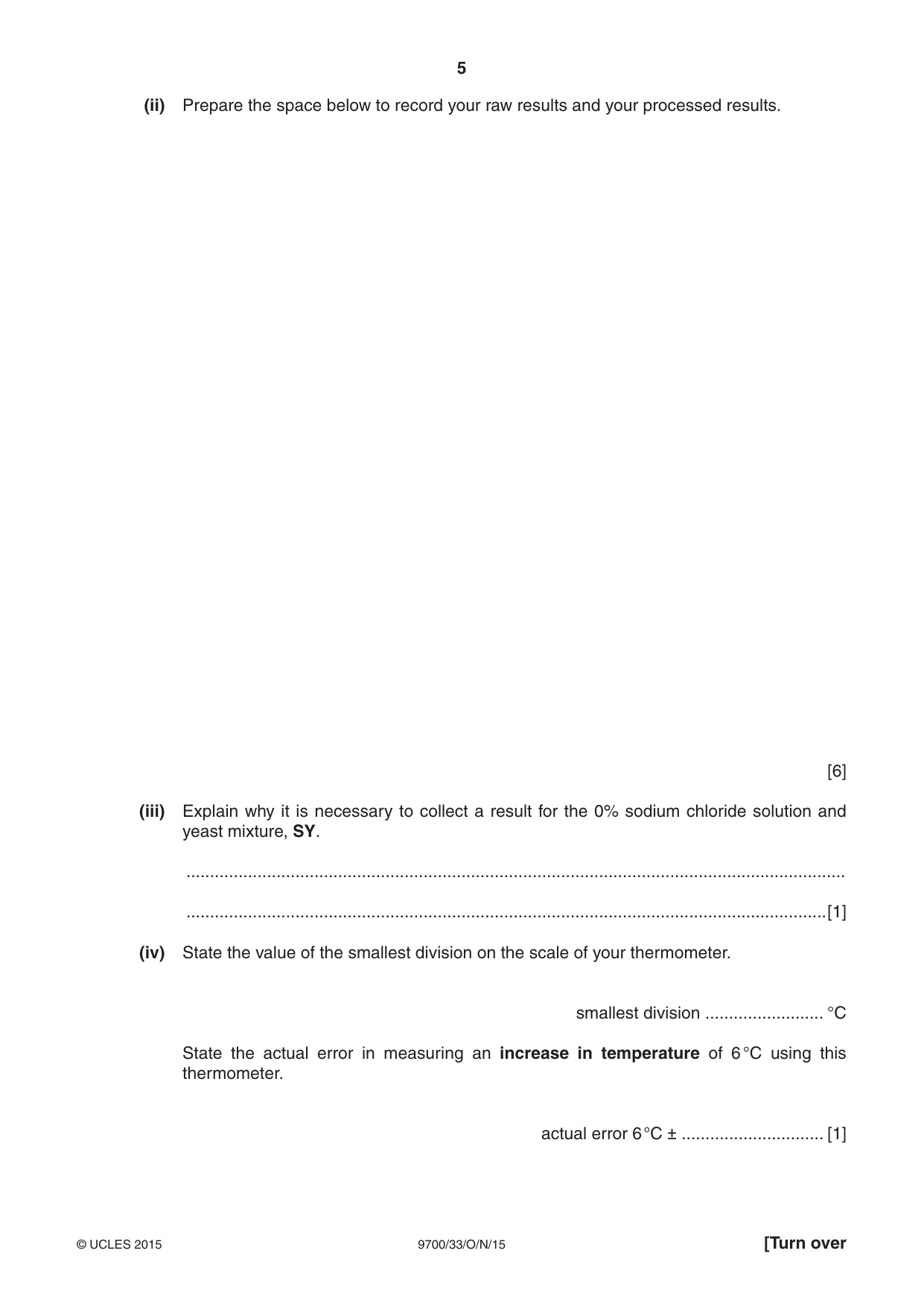 Cambridge A Level Biology 9700 2015 Oct/Nov Paper 3 · Variant 3 question paper, page 5 of 12