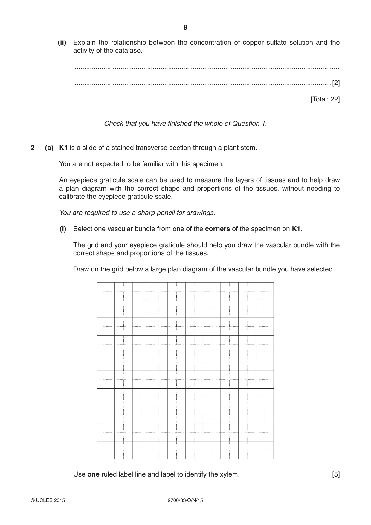 Cambridge A Level Biology 9700 2015 Oct/Nov Paper 3 · Variant 3 question paper, page 8 of 12