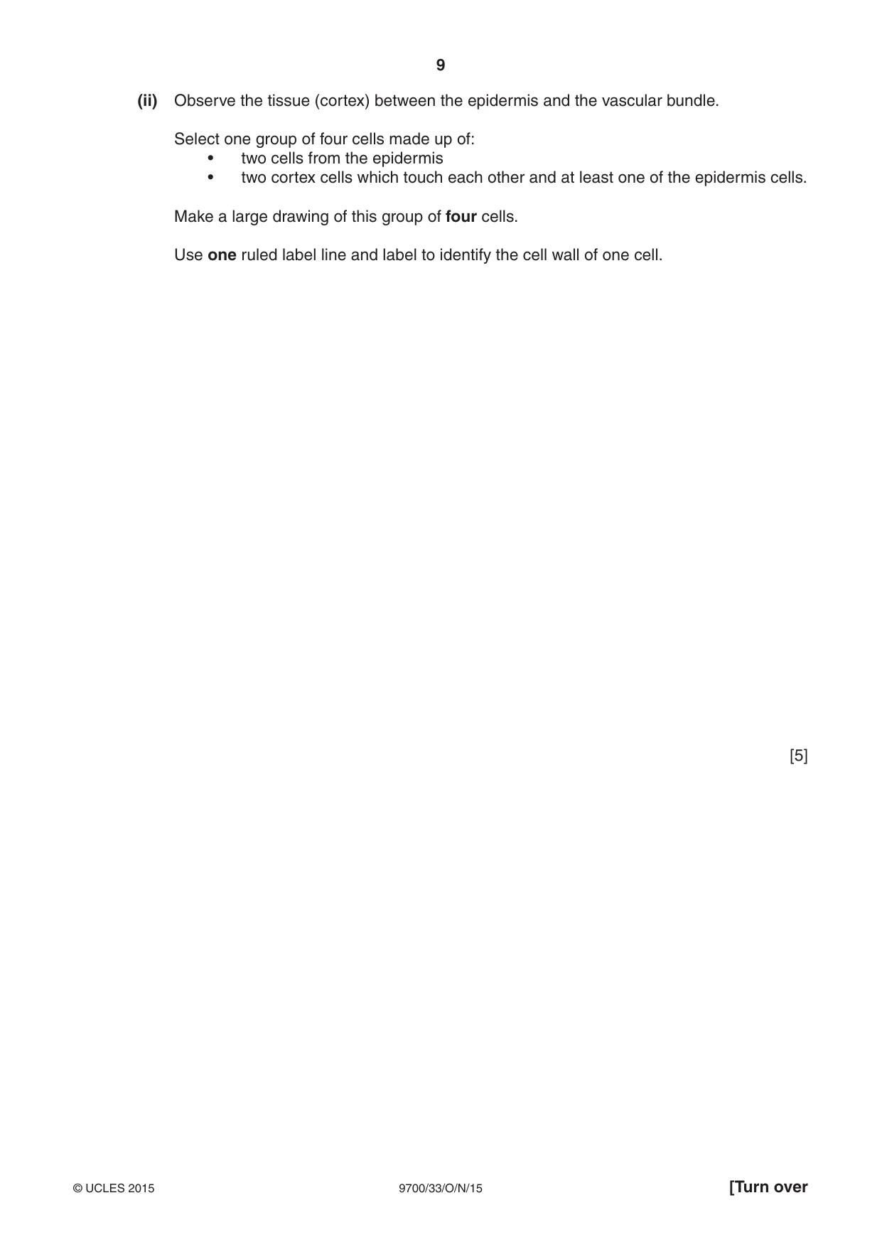 Cambridge A Level Biology 9700 2015 Oct/Nov Paper 3 · Variant 3 question paper, page 9 of 12