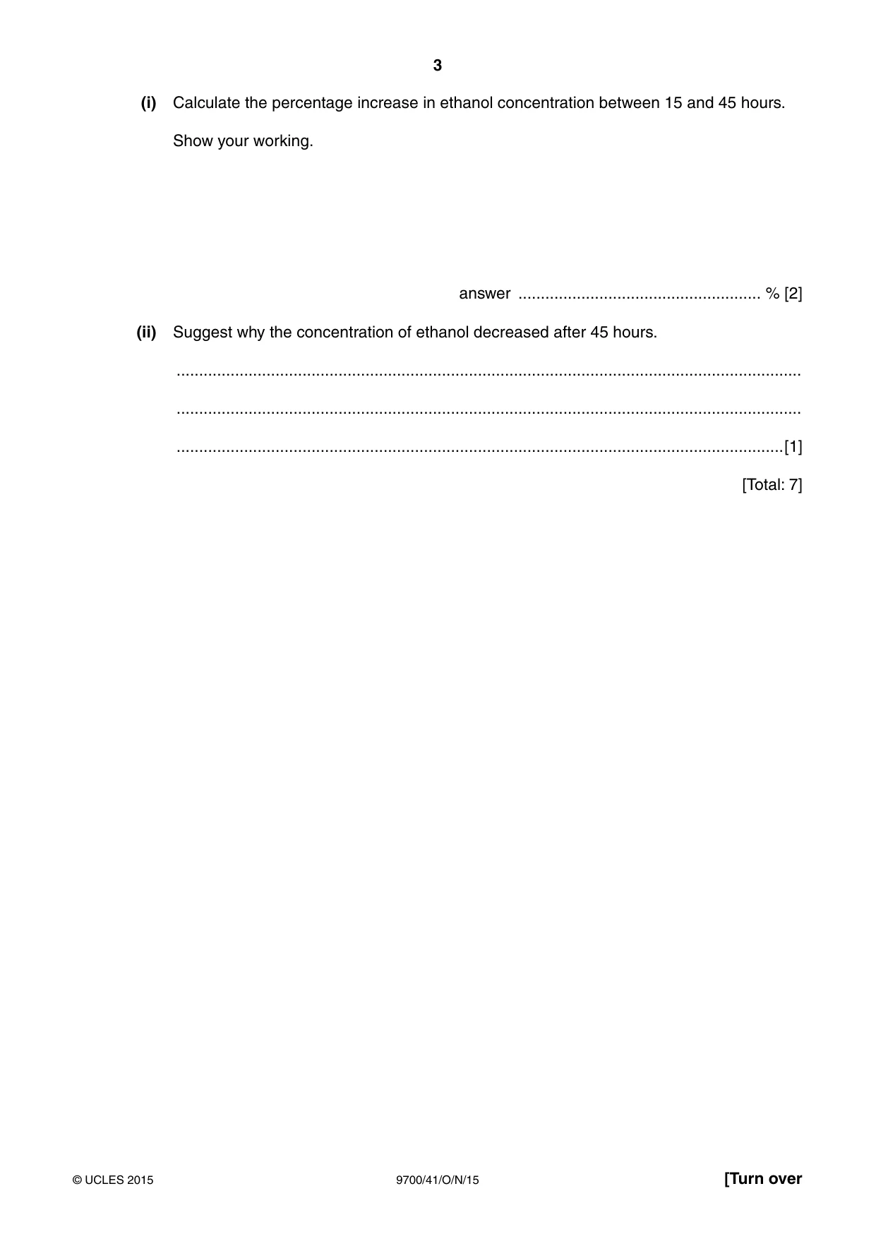 Cambridge A Level Biology 9700 2015 Oct/Nov Paper 4 · Variant 1 question paper, page 3 of 24