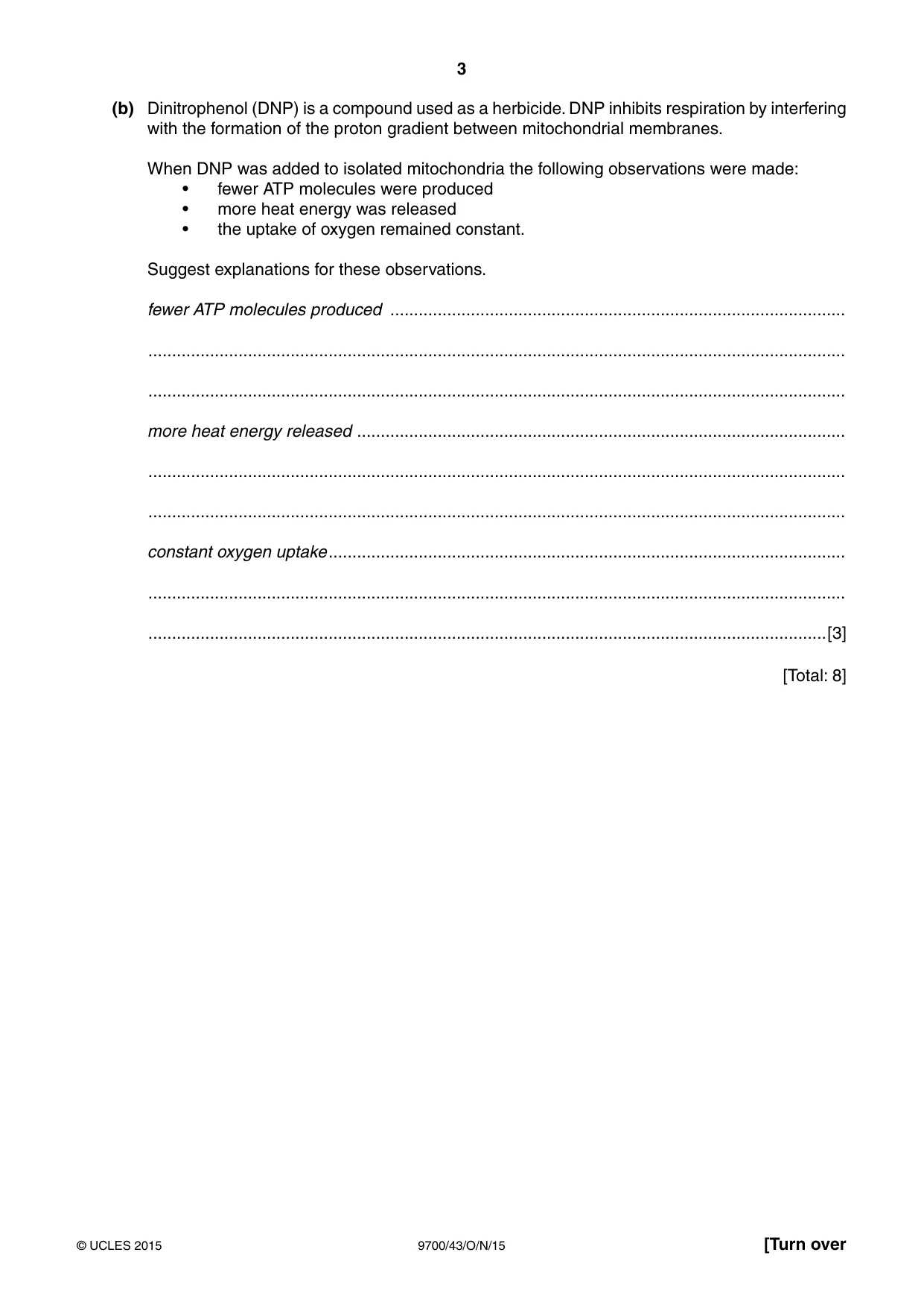 Cambridge A Level Biology 9700 2015 Oct/Nov Paper 4 · Variant 3 question paper, page 3 of 24