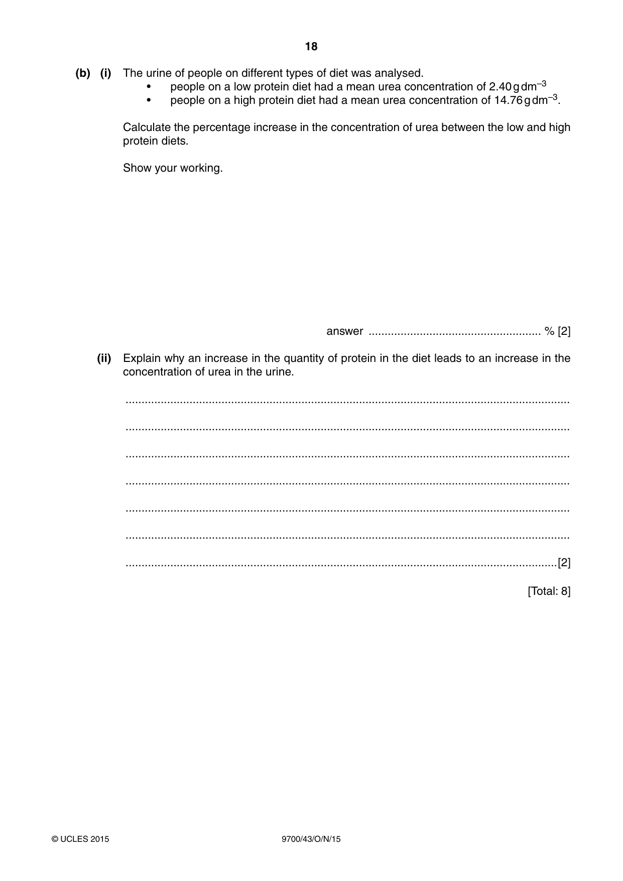 Cambridge A Level Biology 9700 2015 Oct/Nov Paper 4 · Variant 3 question paper, page 18 of 24