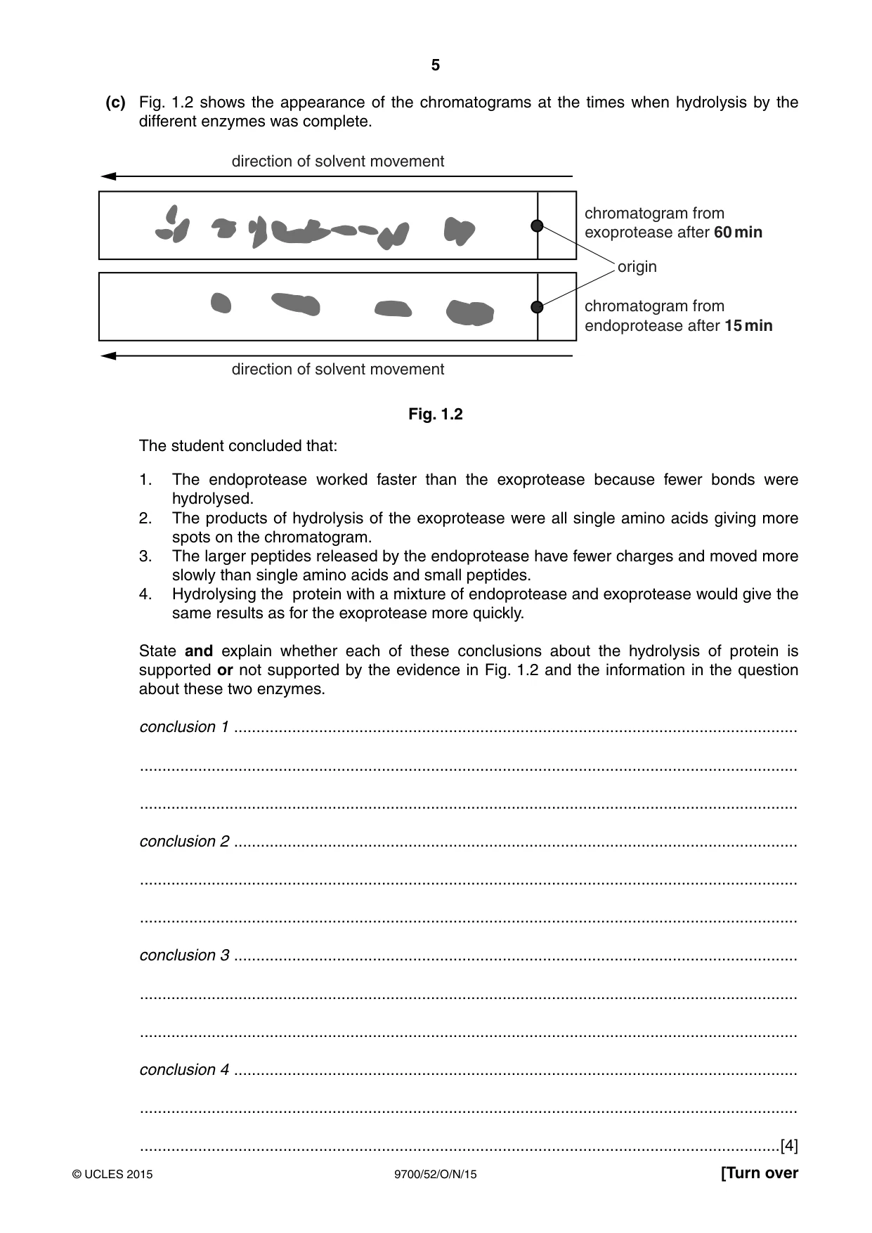 Cambridge A Level Biology 9700 2015 Oct/Nov Paper 5 · Variant 2 question paper, page 5 of 8