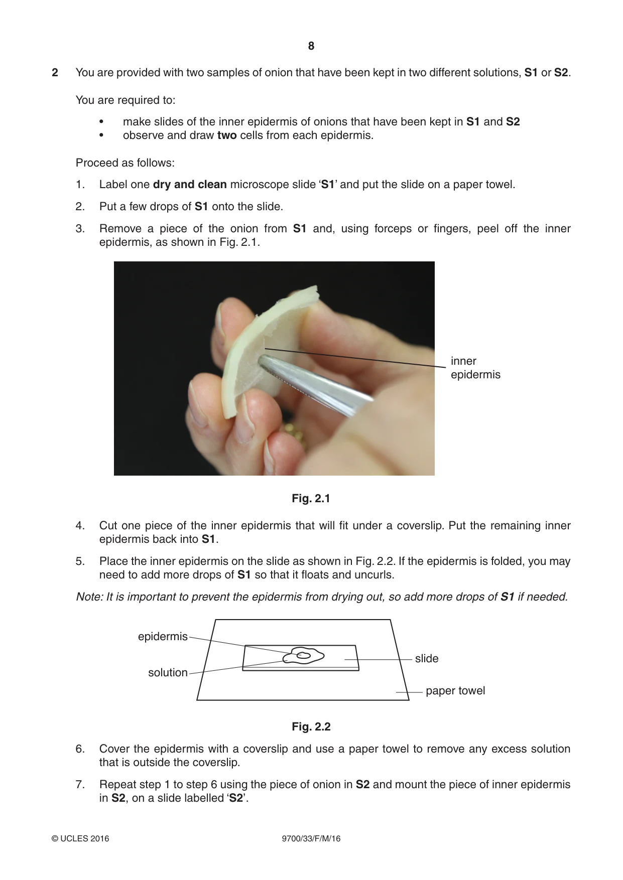 Cambridge A Level Biology 9700 2016 Feb/March Paper 3 · Variant 3 question paper, page 8 of 12