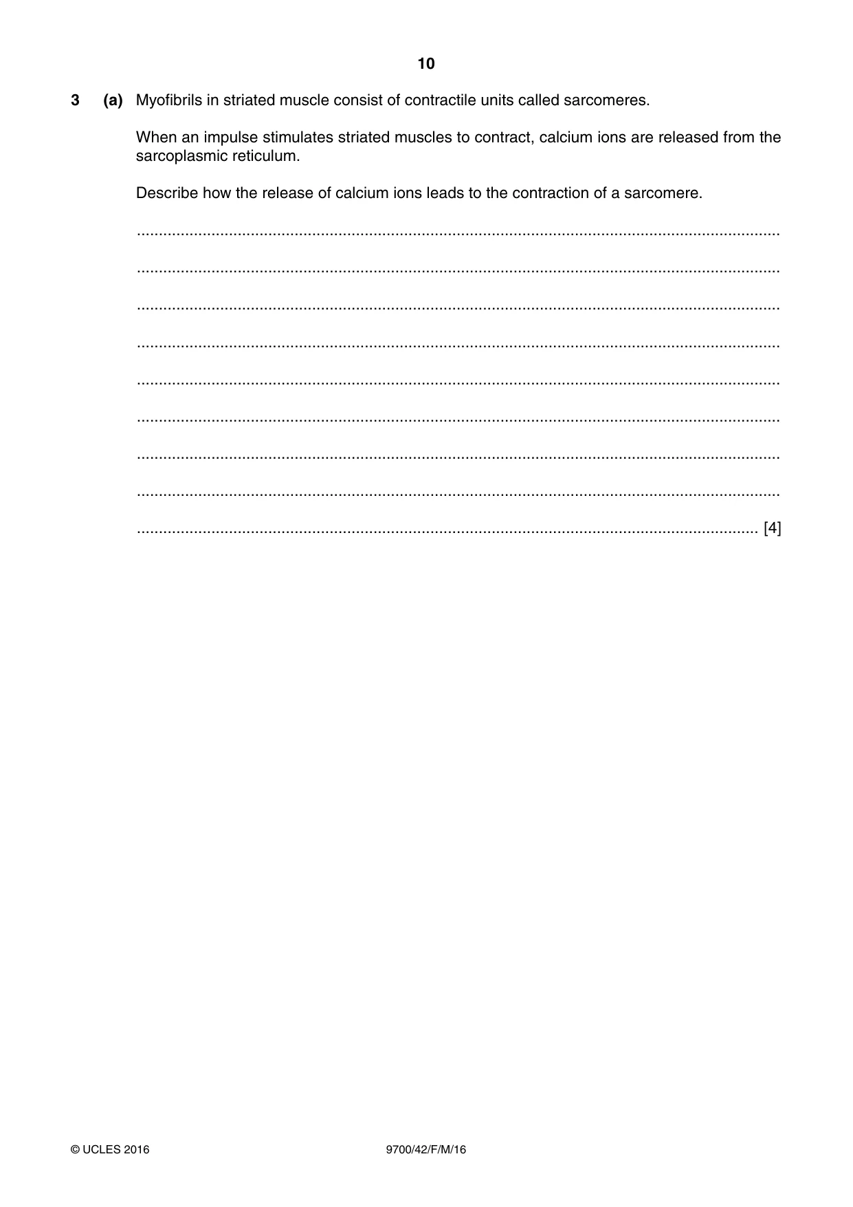 Cambridge A Level Biology 9700 2016 Feb/March Paper 4 · Variant 2 question paper, page 10 of 28