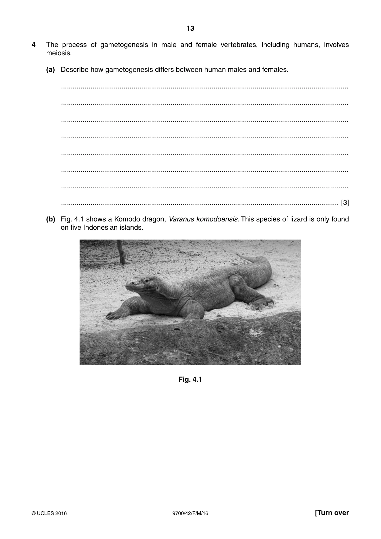 Cambridge A Level Biology 9700 2016 Feb/March Paper 4 · Variant 2 question paper, page 13 of 28