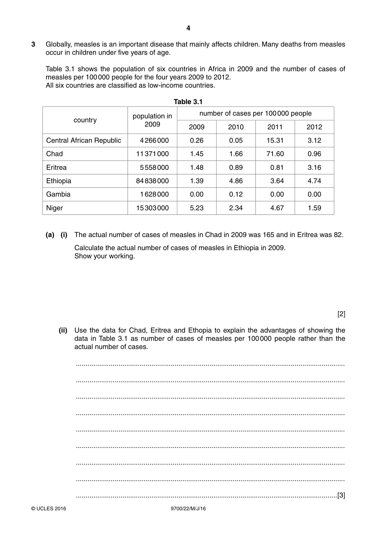 Cambridge A Level Biology 9700 2016 May/June Paper 2 · Variant 2 question paper, page 4 of 16