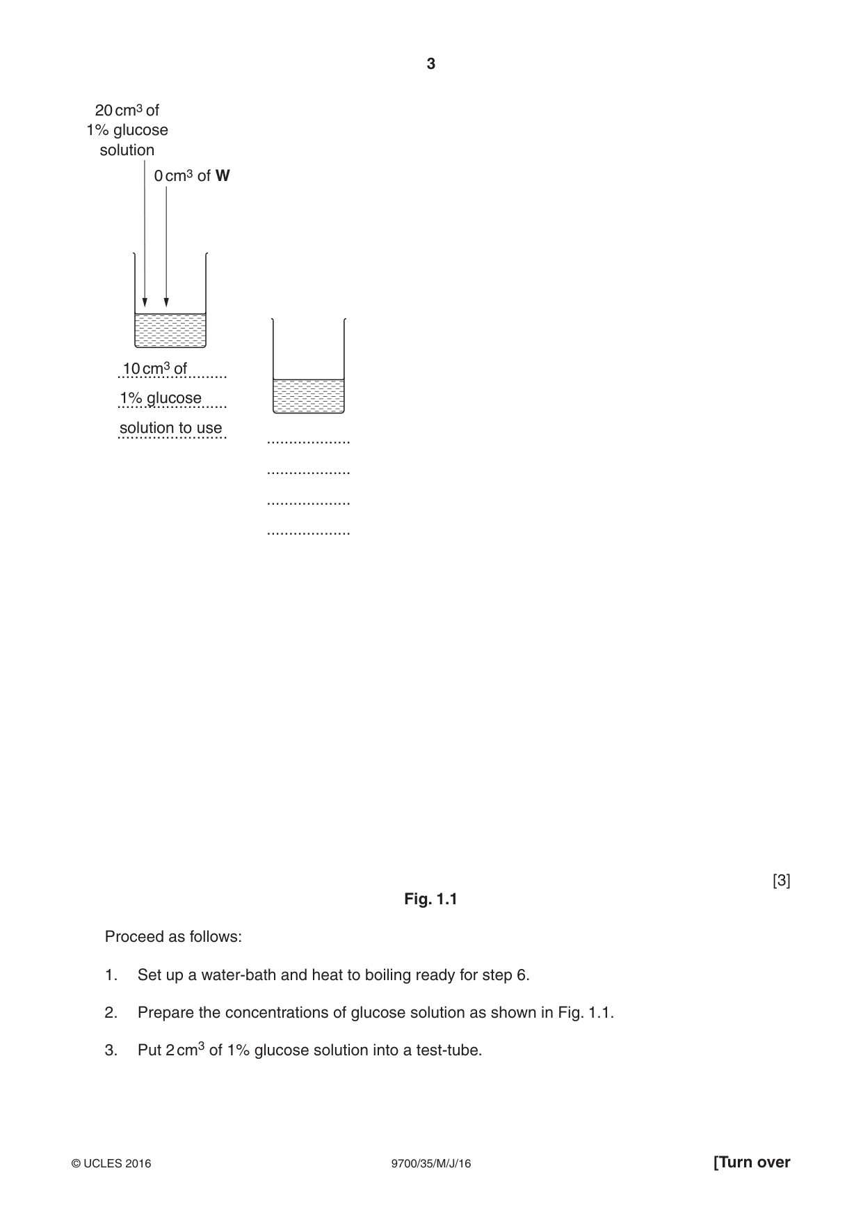 Cambridge A Level Biology 9700 2016 May/June Paper 3 · Variant 5 question paper, page 3 of 12