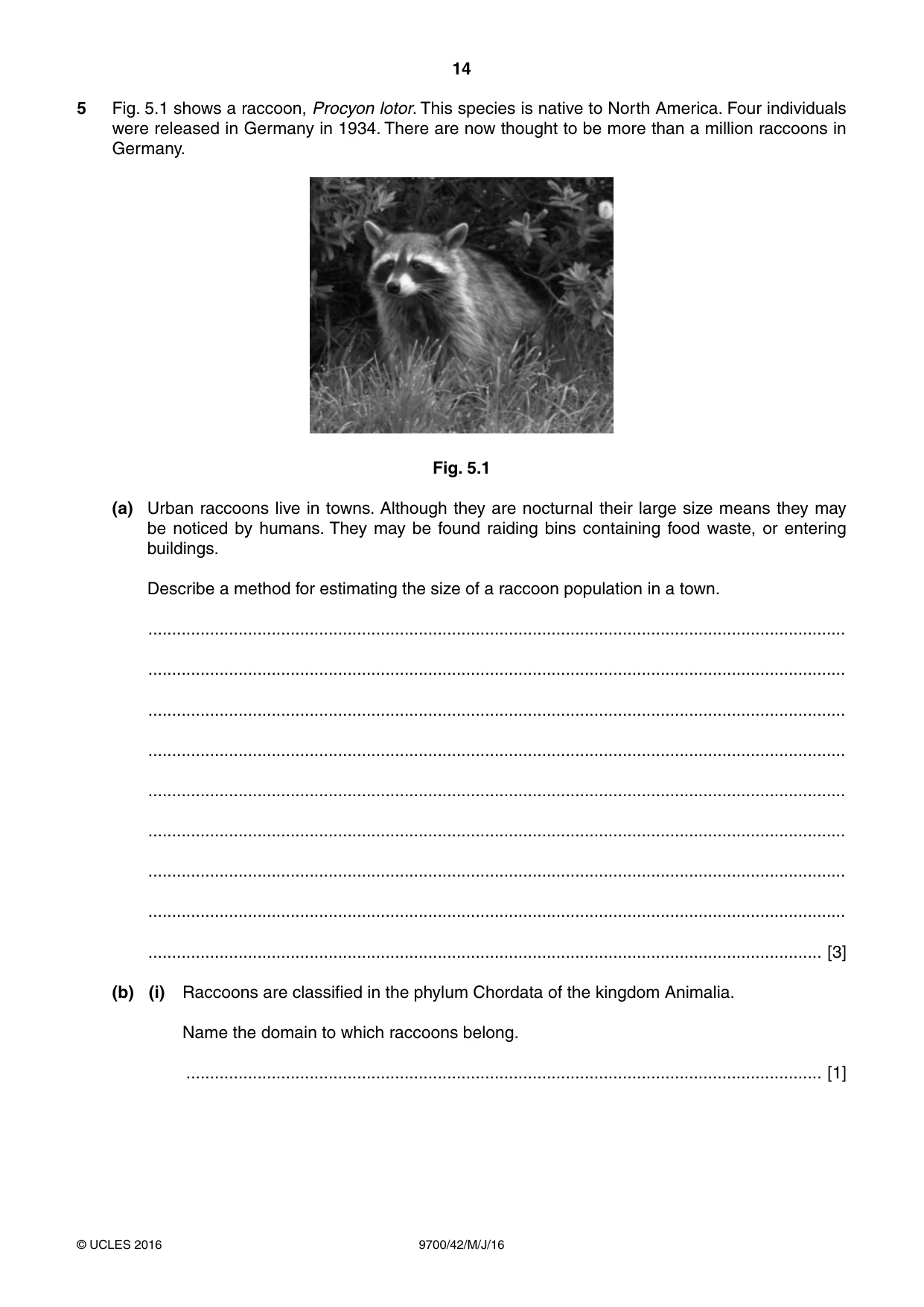 Cambridge A Level Biology 9700 2016 May/June Paper 4 · Variant 2 question paper, page 14 of 24