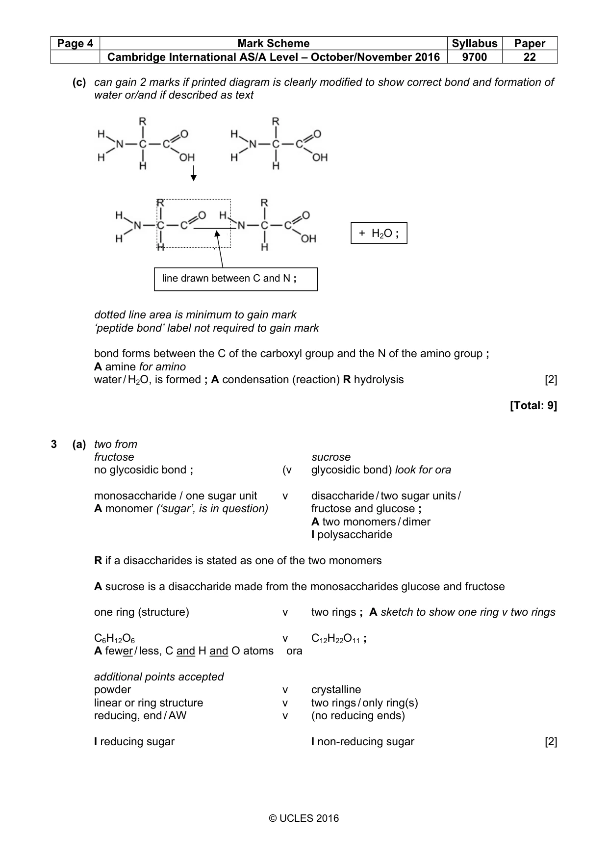 Mark scheme, page 4 of 11