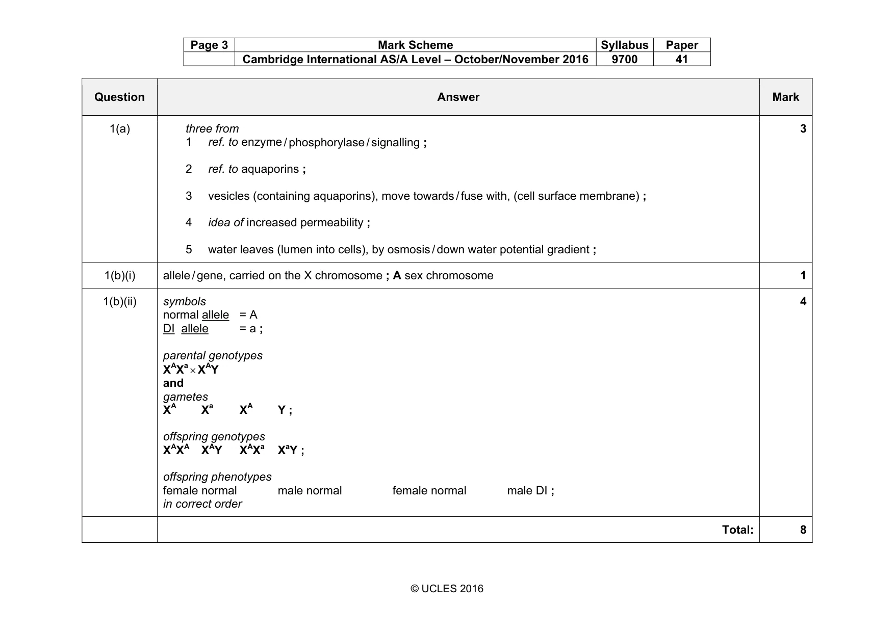 Mark scheme, page 3 of 18
