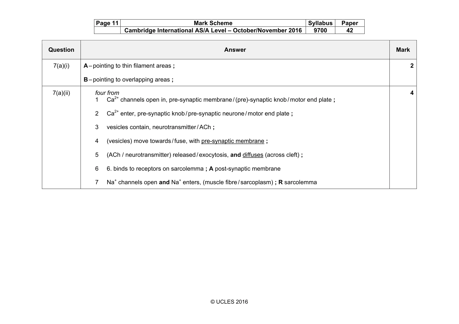 Mark scheme, page 11 of 18