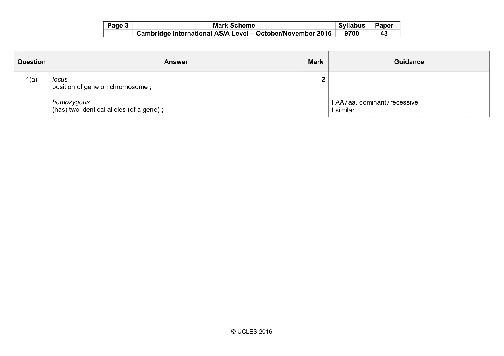 Mark scheme, page 3 of 19
