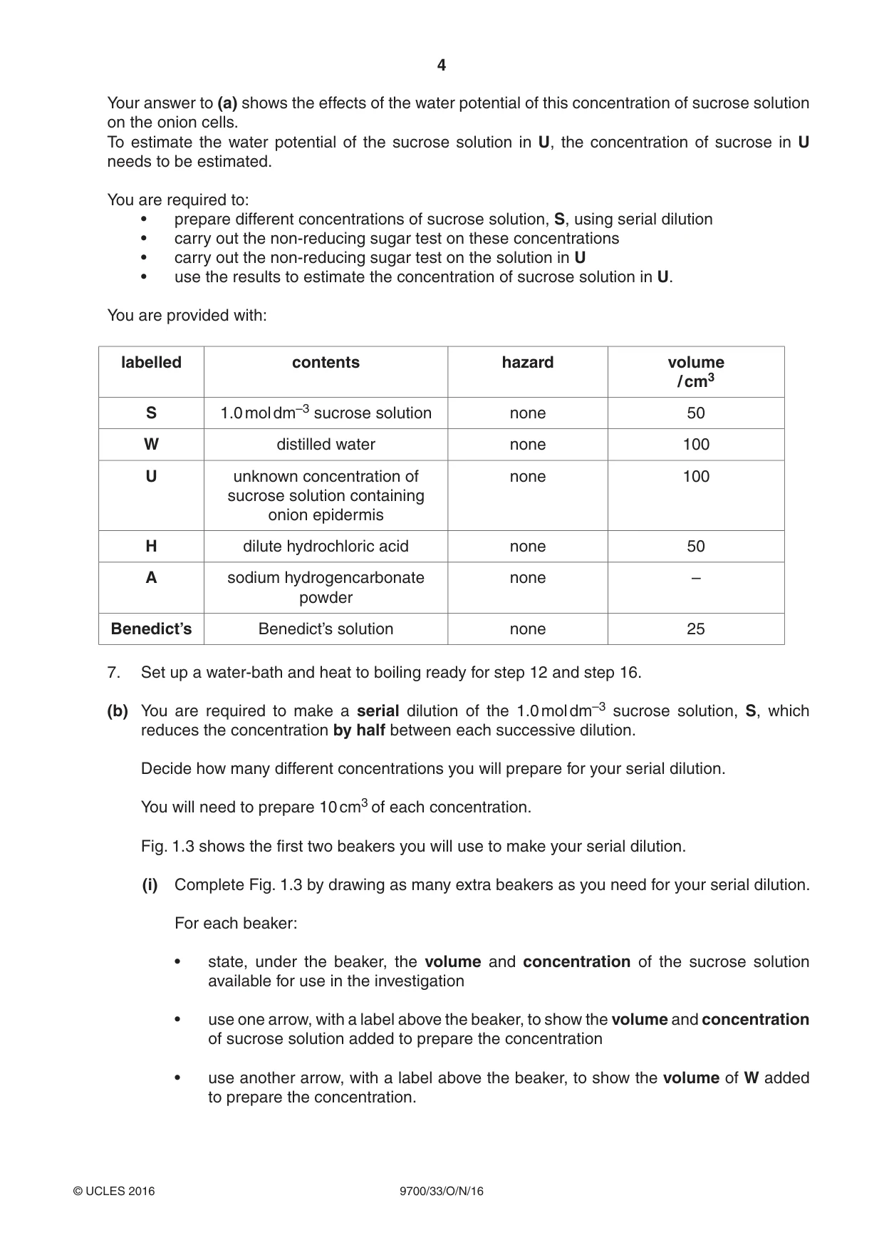Cambridge A Level Biology 9700 2016 Oct/Nov Paper 3 · Variant 3 question paper, page 4 of 16