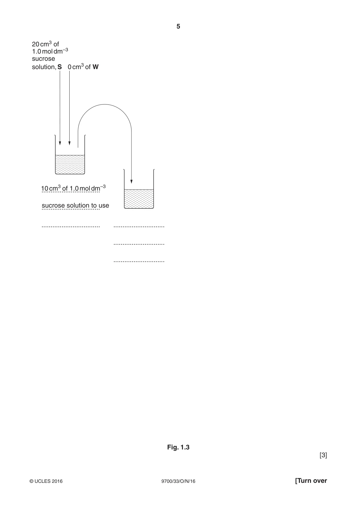 Cambridge A Level Biology 9700 2016 Oct/Nov Paper 3 · Variant 3 question paper, page 5 of 16