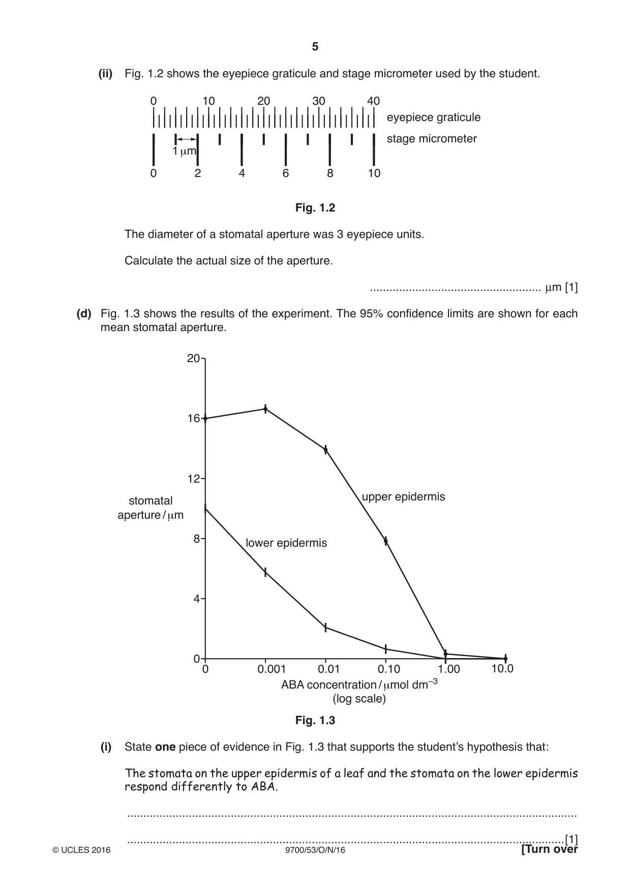 Cambridge A Level Biology 9700 2016 Oct/Nov Paper 5 · Variant 3 question paper, page 5 of 12
