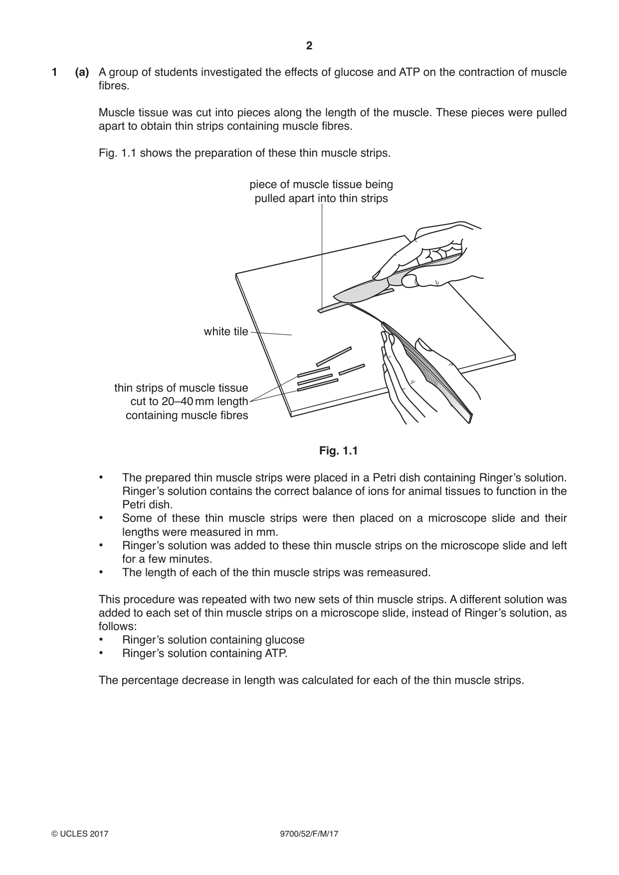 Cambridge A Level Biology 9700 2017 Feb/March Paper 5 · Variant 2 question paper, page 2 of 8