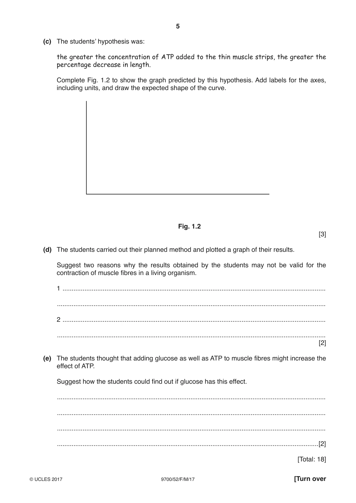 Cambridge A Level Biology 9700 2017 Feb/March Paper 5 · Variant 2 question paper, page 5 of 8