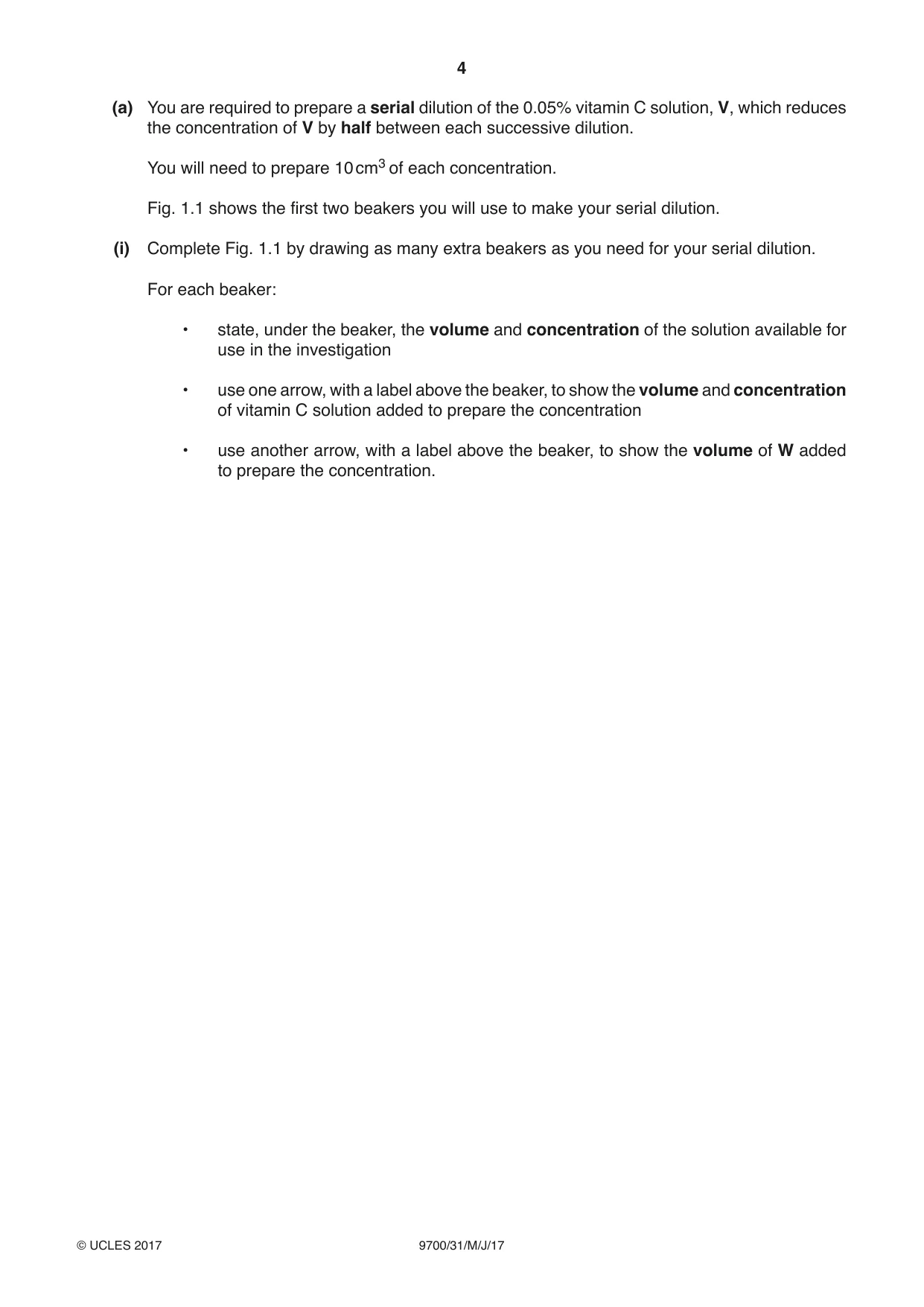 Cambridge A Level Biology 9700 2017 May/June Paper 3 · Variant 1 question paper, page 4 of 16
