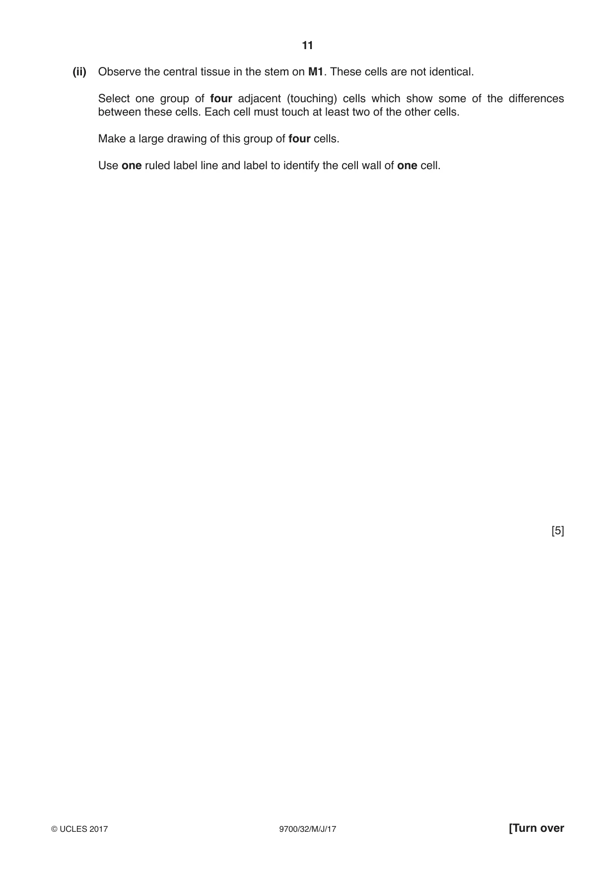 Cambridge A Level Biology 9700 2017 May/June Paper 3 · Variant 2 question paper, page 11 of 16