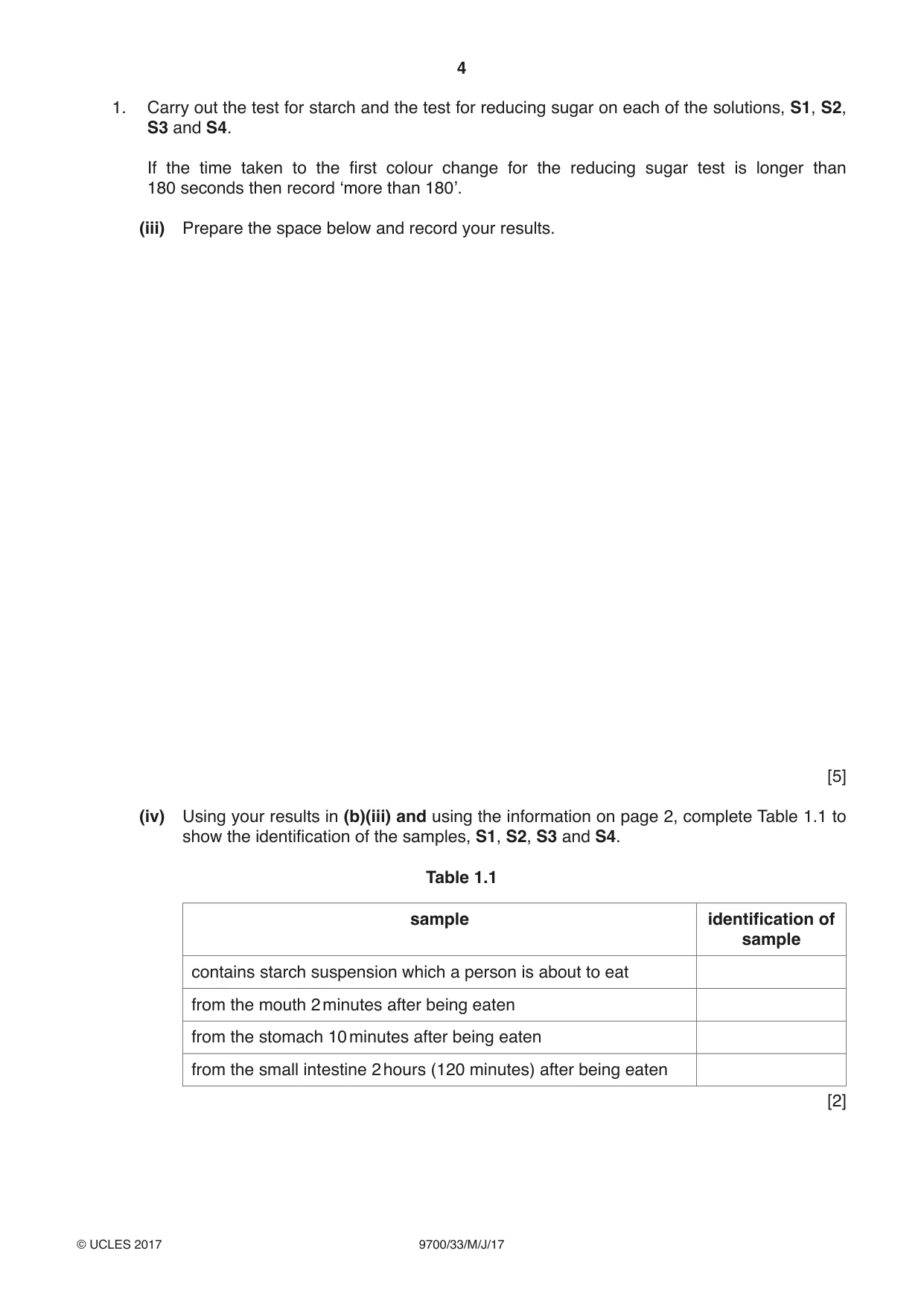 Cambridge A Level Biology 9700 2017 May/June Paper 3 · Variant 3 question paper, page 4 of 12