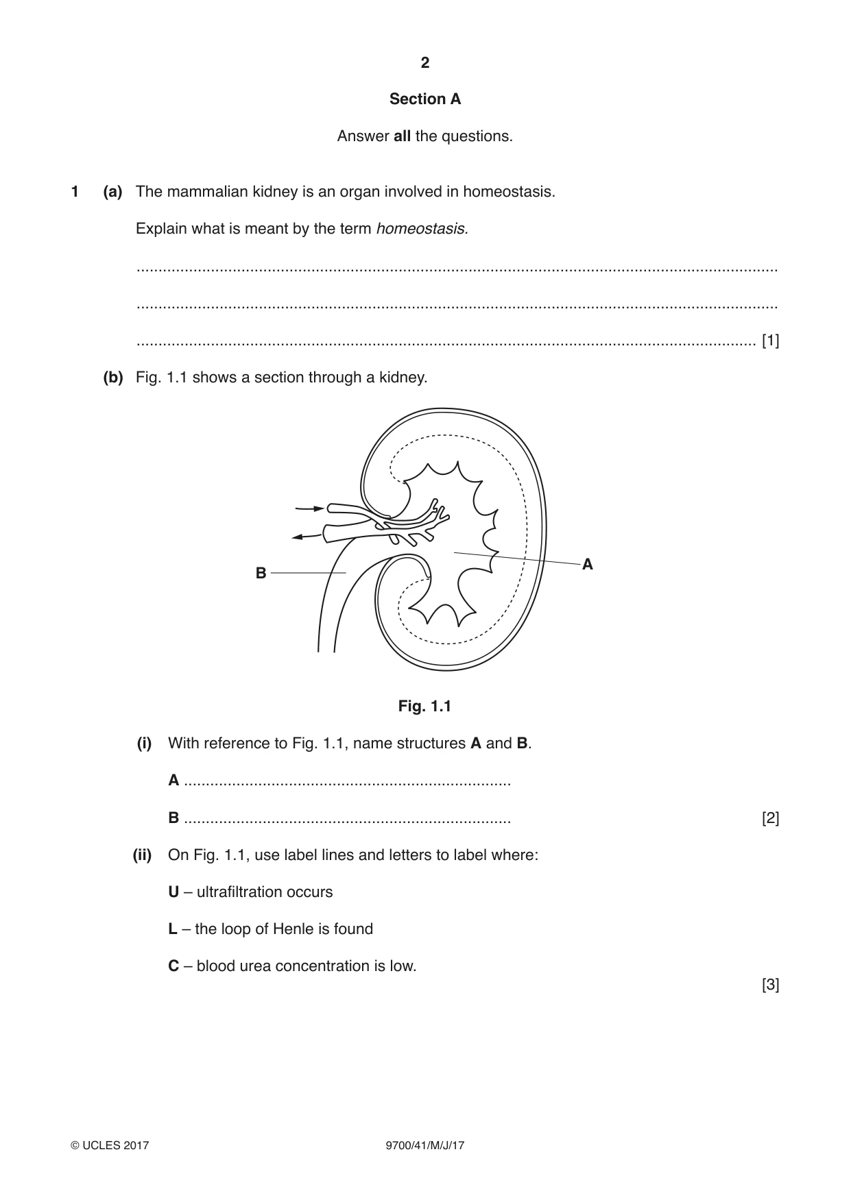 Cambridge A Level Biology 9700 2017 May/June Paper 4 · Variant 1 question paper, page 2 of 24