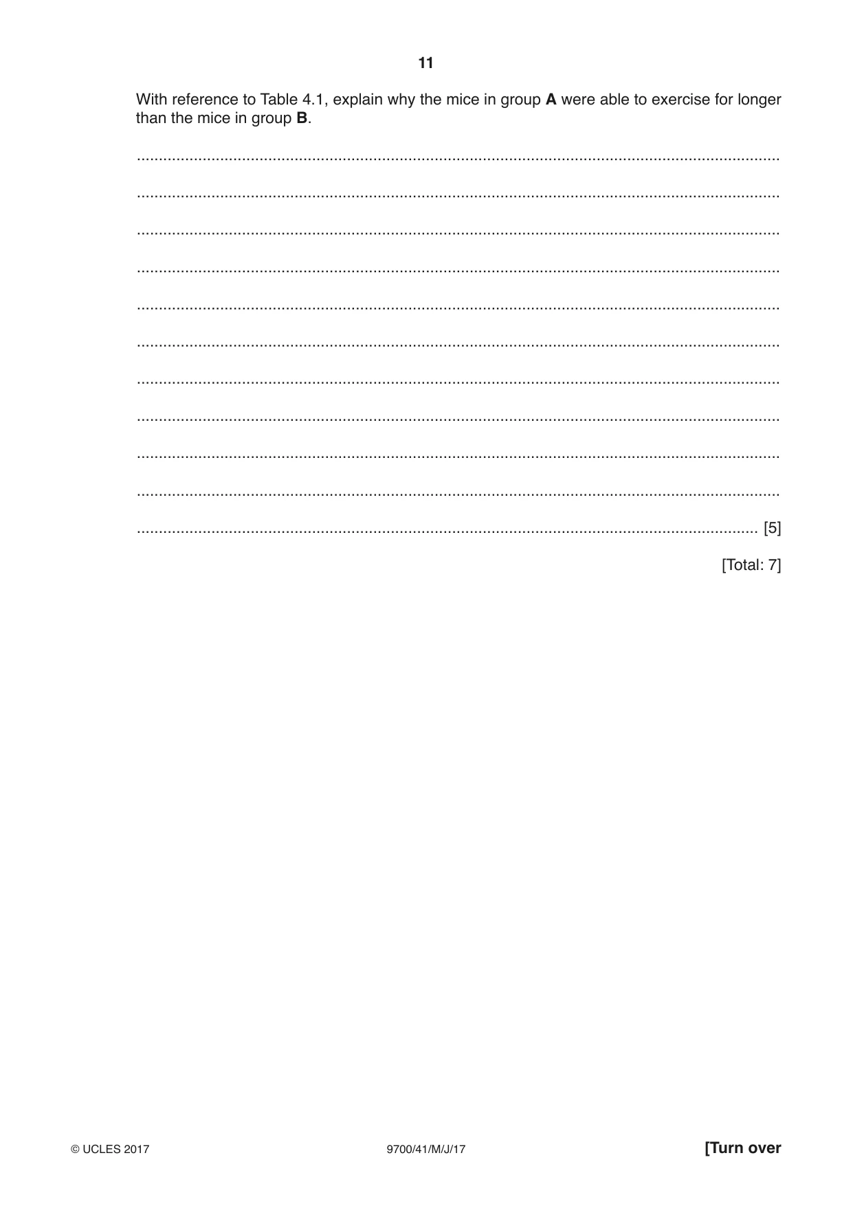 Cambridge A Level Biology 9700 2017 May/June Paper 4 · Variant 1 question paper, page 11 of 24