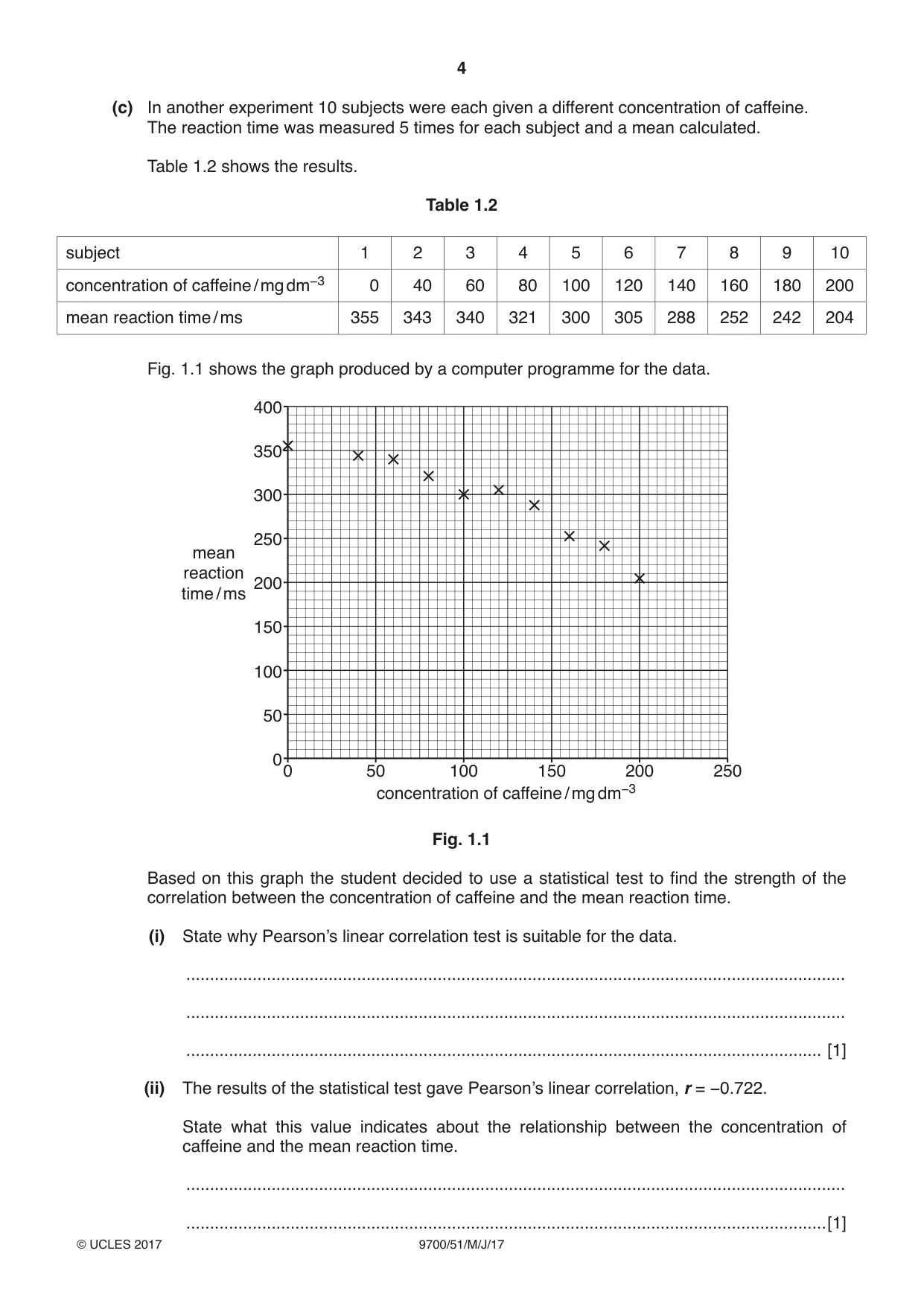 Cambridge A Level Biology 9700 2017 May/June Paper 5 · Variant 1 question paper, page 4 of 12