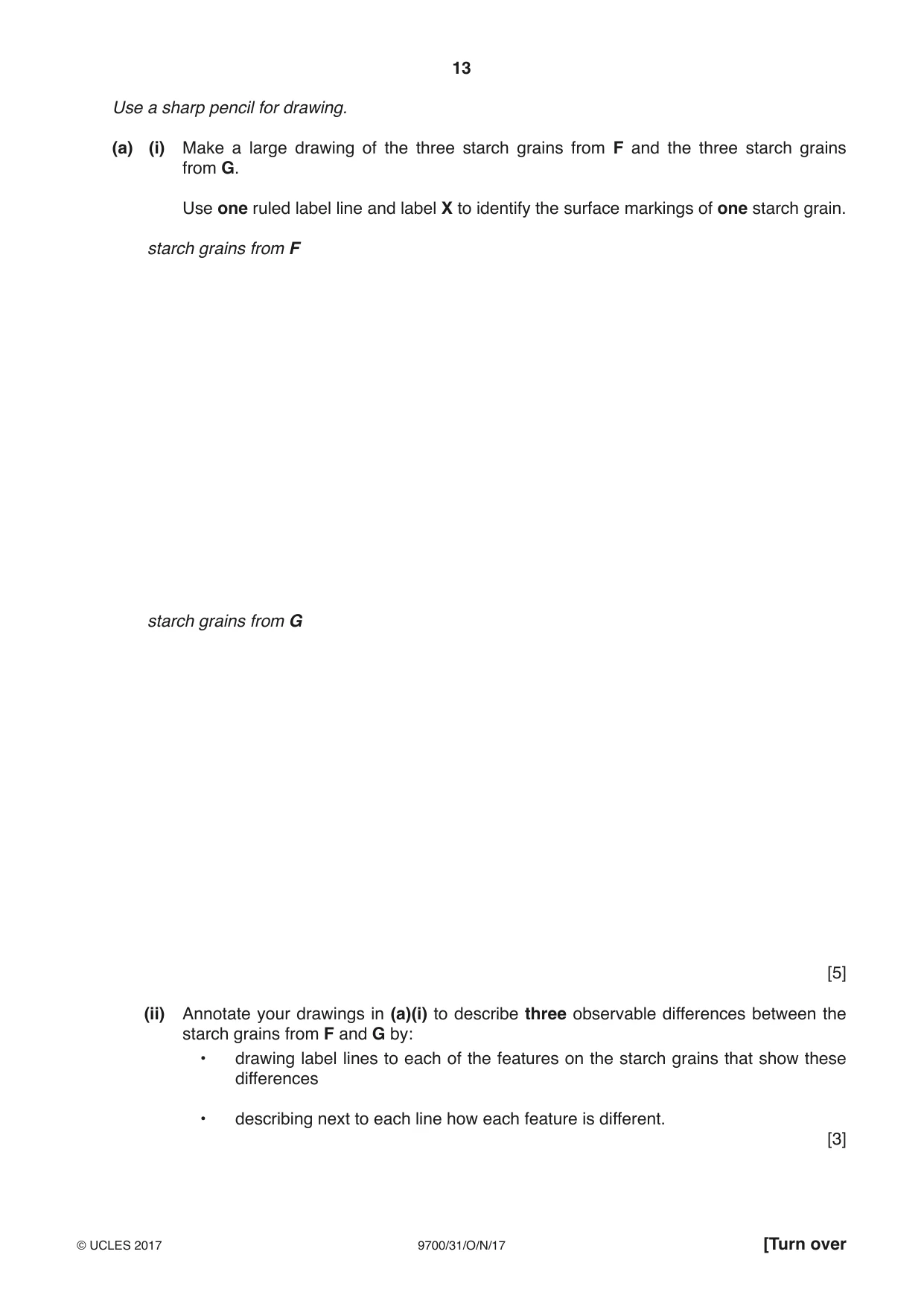 Cambridge A Level Biology 9700 2017 Oct/Nov Paper 3 · Variant 1 question paper, page 13 of 16