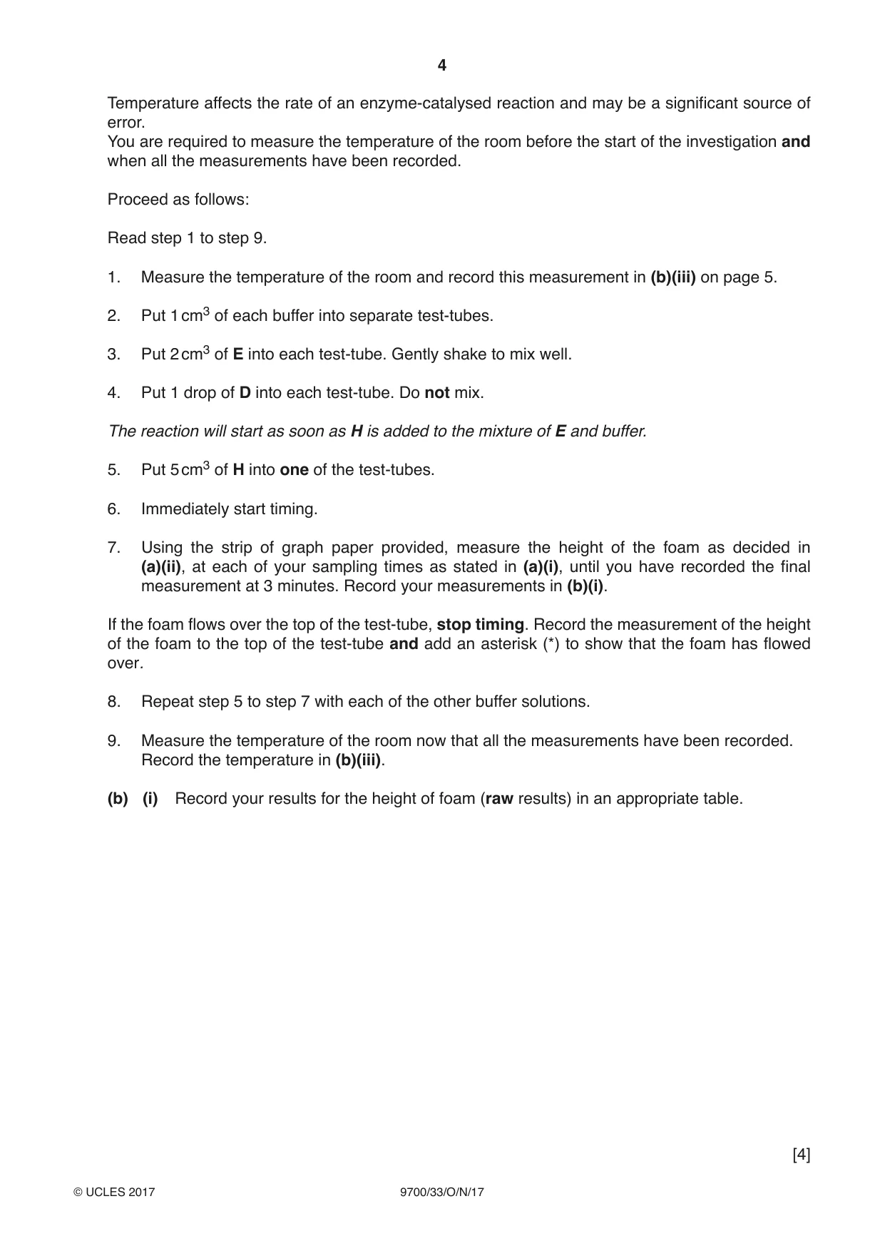 Cambridge A Level Biology 9700 2017 Oct/Nov Paper 3 · Variant 3 question paper, page 4 of 12
