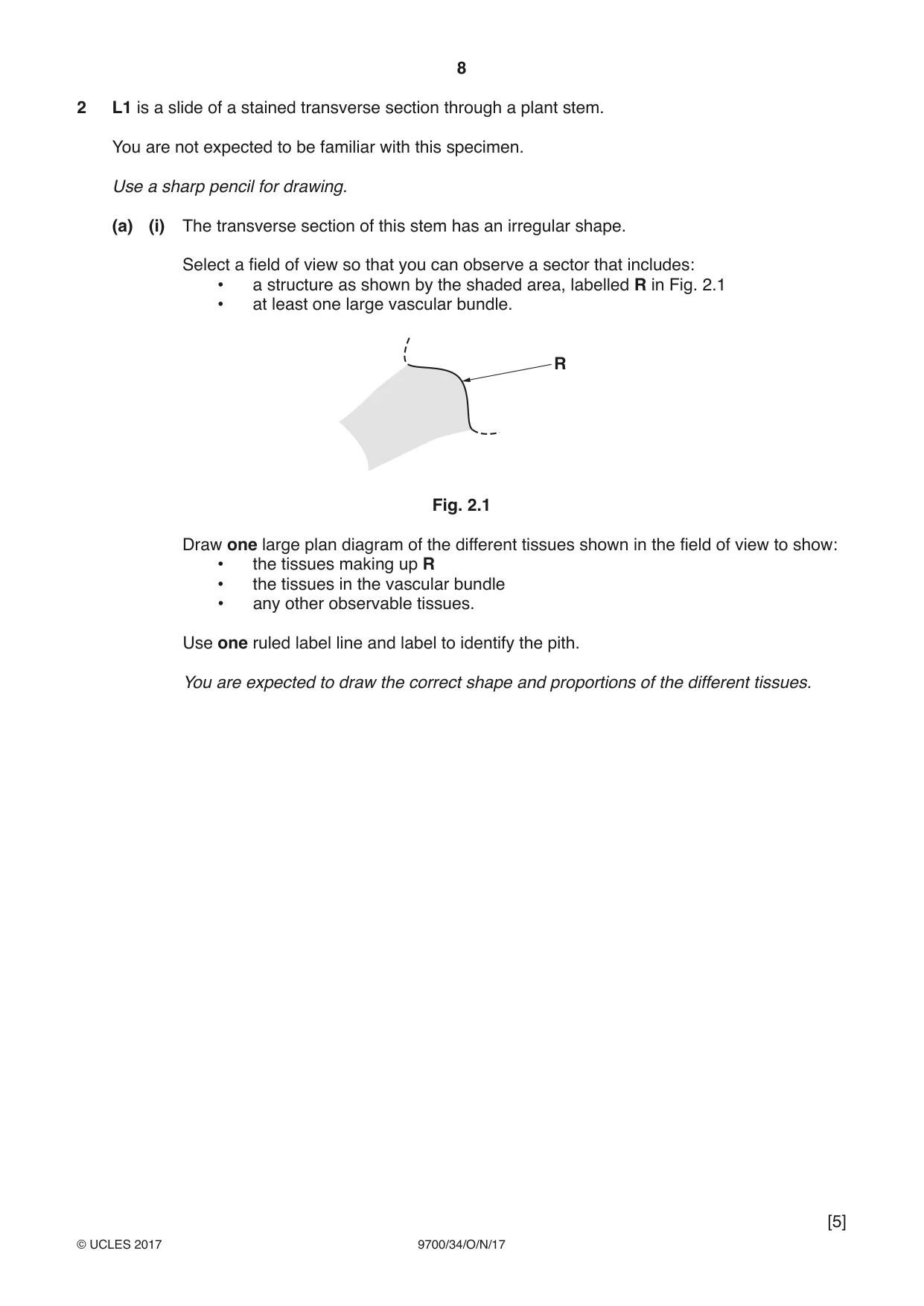 Cambridge A Level Biology 9700 2017 Oct/Nov Paper 3 · Variant 4 question paper, page 8 of 12