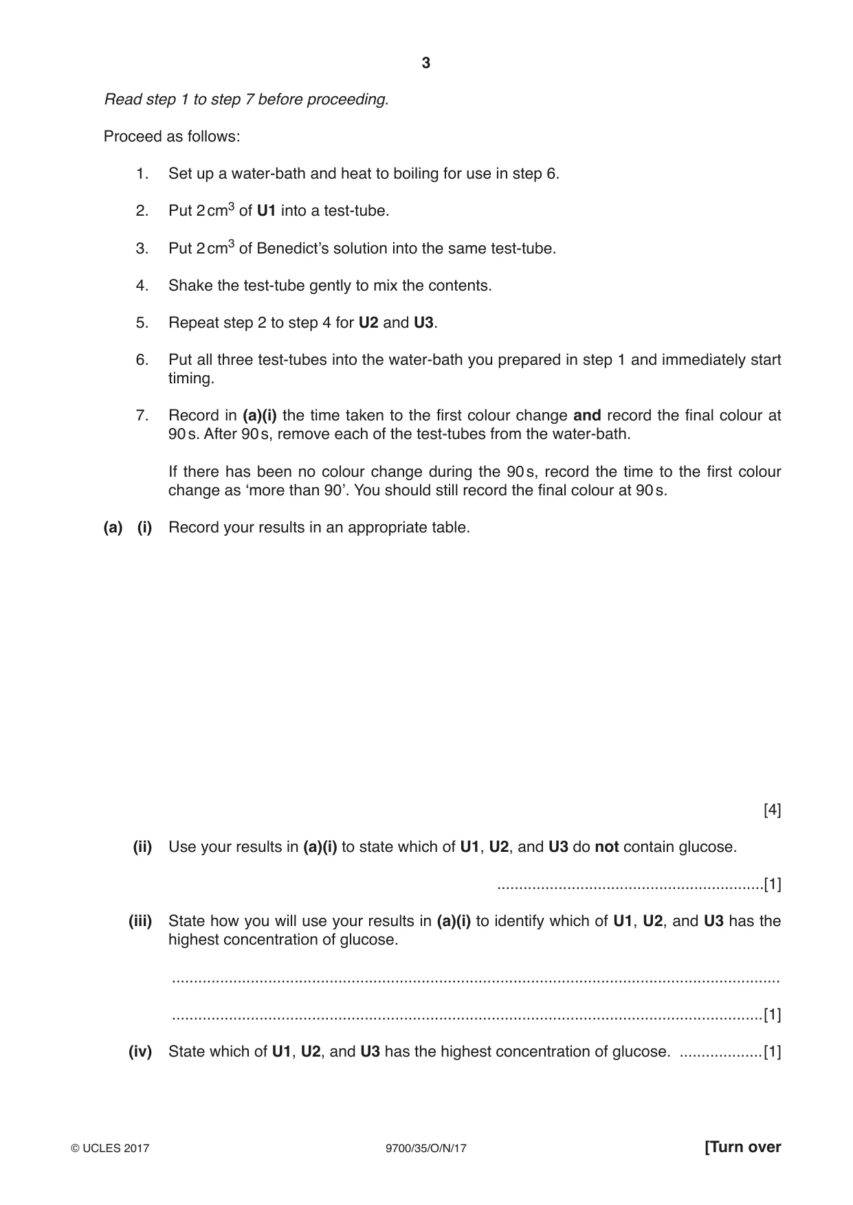 Cambridge A Level Biology 9700 2017 Oct/Nov Paper 3 · Variant 5 question paper, page 3 of 16