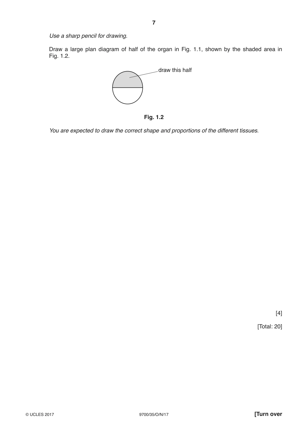 Cambridge A Level Biology 9700 2017 Oct/Nov Paper 3 · Variant 5 question paper, page 7 of 16