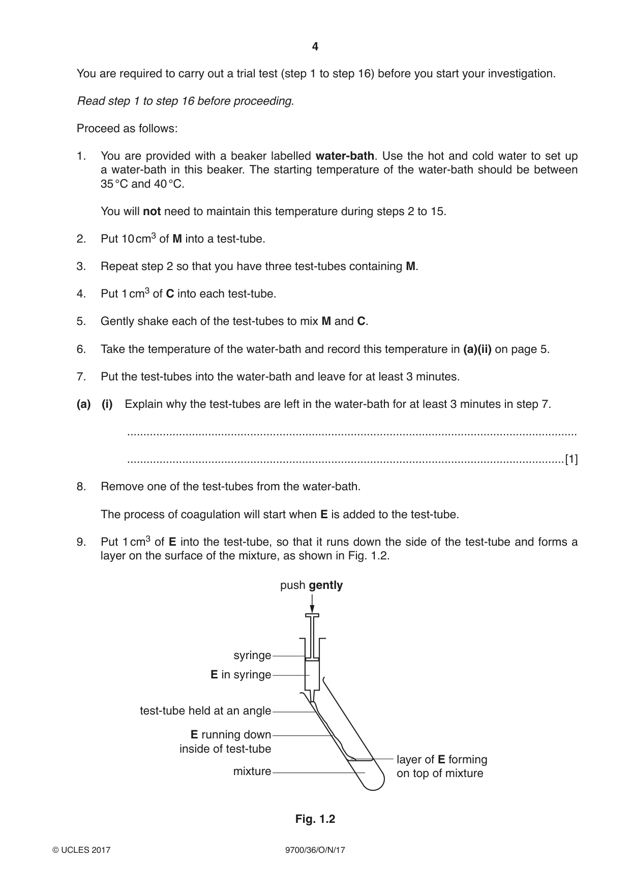 Cambridge A Level Biology 9700 2017 Oct/Nov Paper 3 · Variant 6 question paper, page 4 of 16