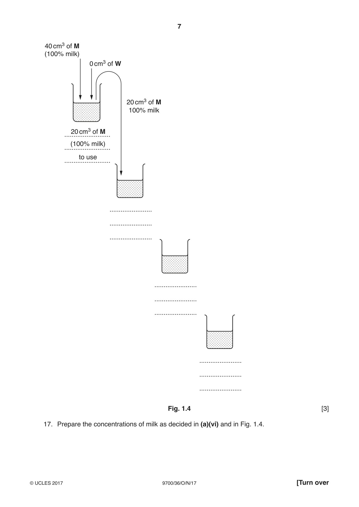 Cambridge A Level Biology 9700 2017 Oct/Nov Paper 3 · Variant 6 question paper, page 7 of 16