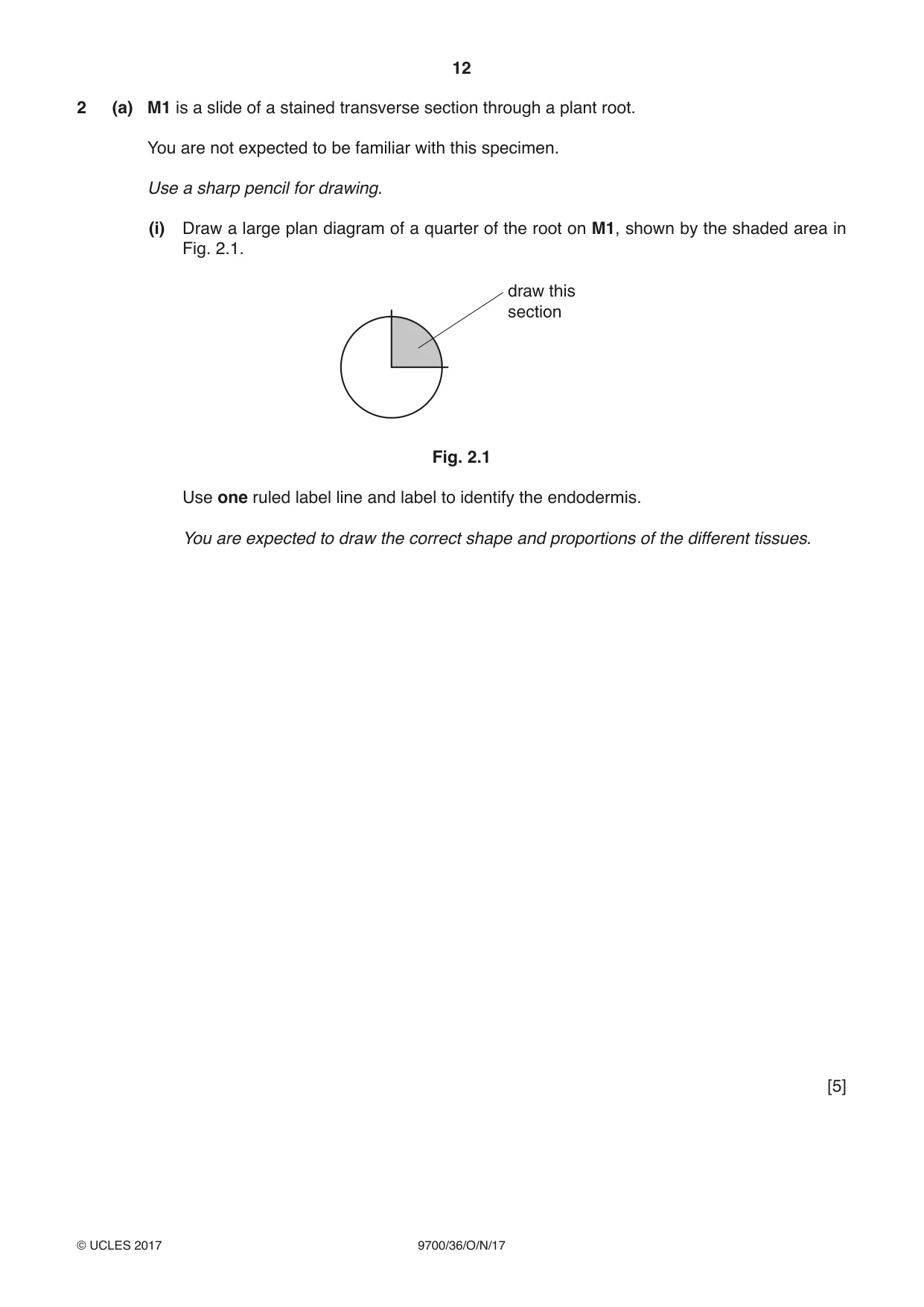 Cambridge A Level Biology 9700 2017 Oct/Nov Paper 3 · Variant 6 question paper, page 12 of 16