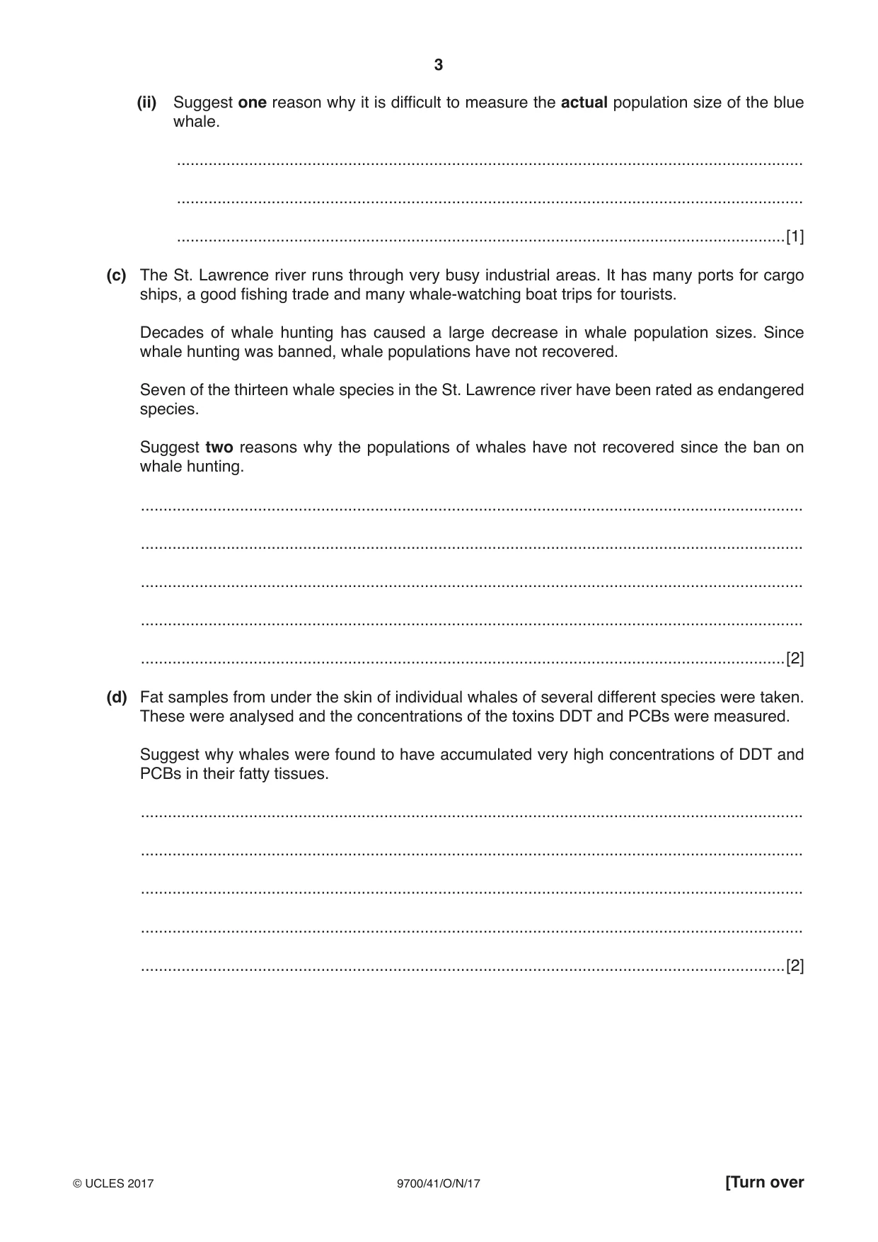 Cambridge A Level Biology 9700 2017 Oct/Nov Paper 4 · Variant 1 question paper, page 3 of 24