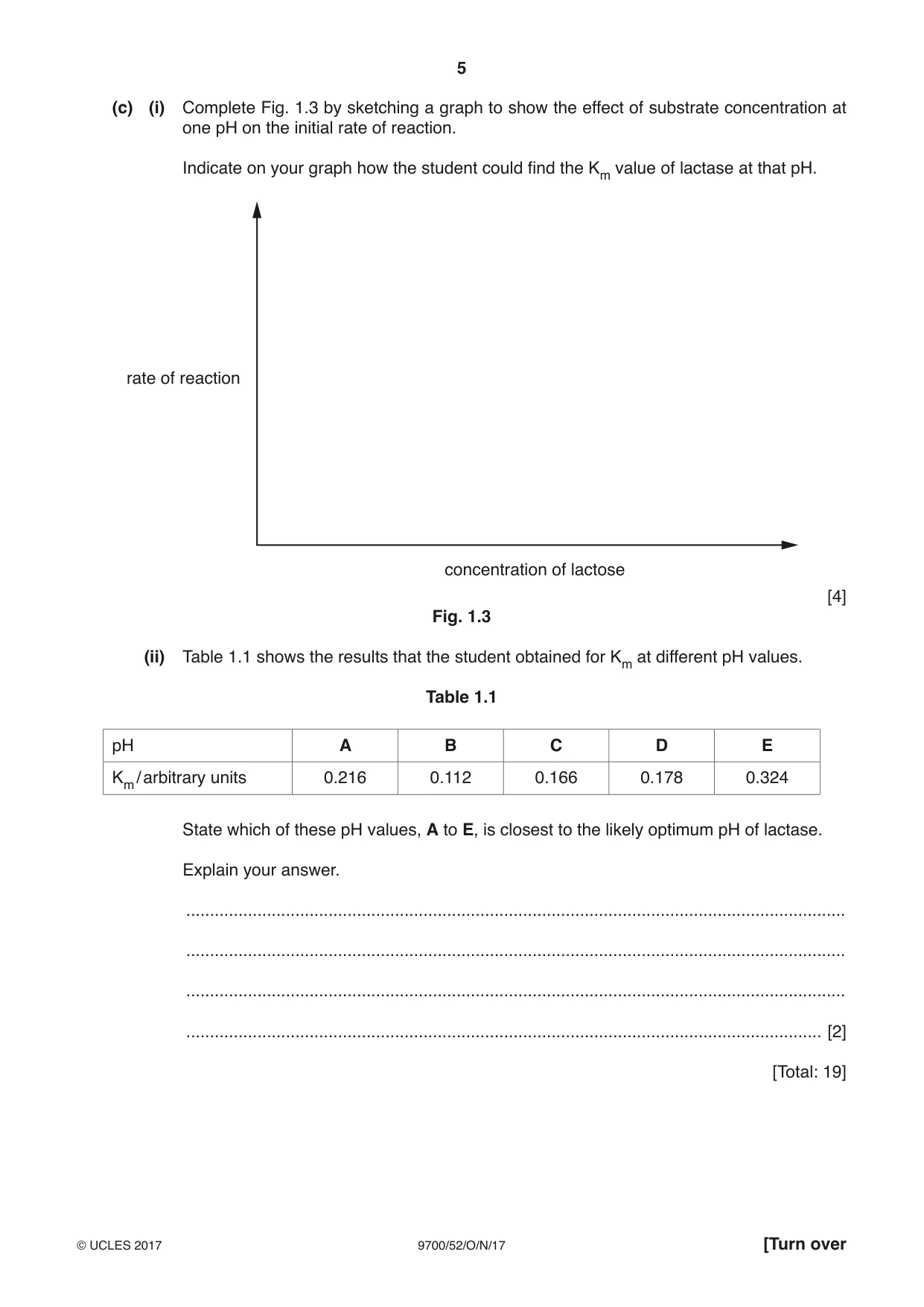 Cambridge A Level Biology 9700 2017 Oct/Nov Paper 5 · Variant 2 question paper, page 5 of 12